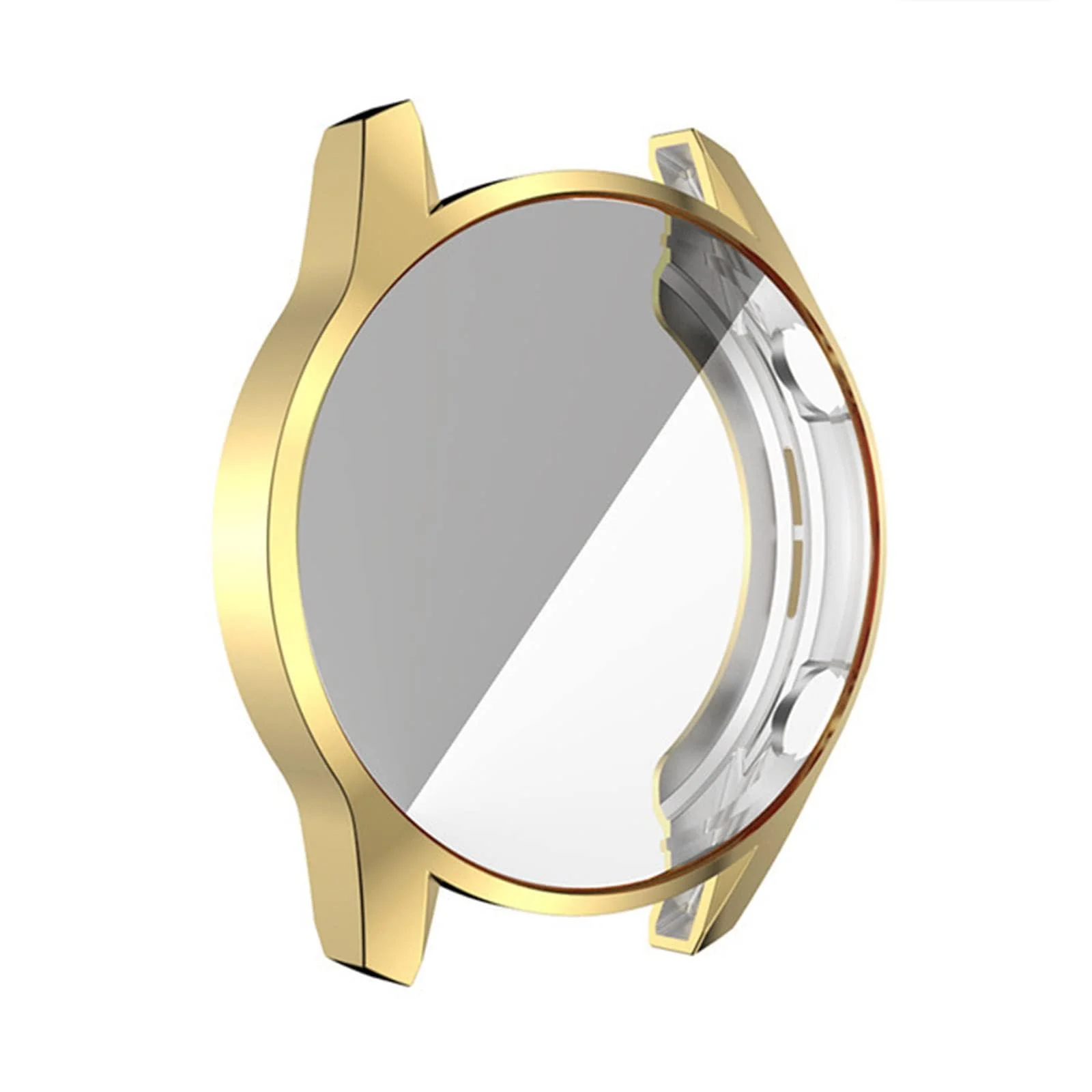 DL3 Mobilak Case Compatible with Honor Magic 2 46MM Case All-Around Screen Protector Watch Soft TPU Shockproof Cover Slim Guard Thin Bumper Shell Protector - Gold