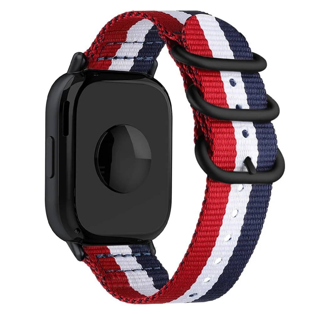 Alpine Loop Nylon Band Compatible with Xiaomi Redmi Watch 5 Active/Redmi Watch 5 Lite, 22MM G-Hook Metal Buckle Sports Watch Strap Men Women Replacement Strap (Sea Blue)