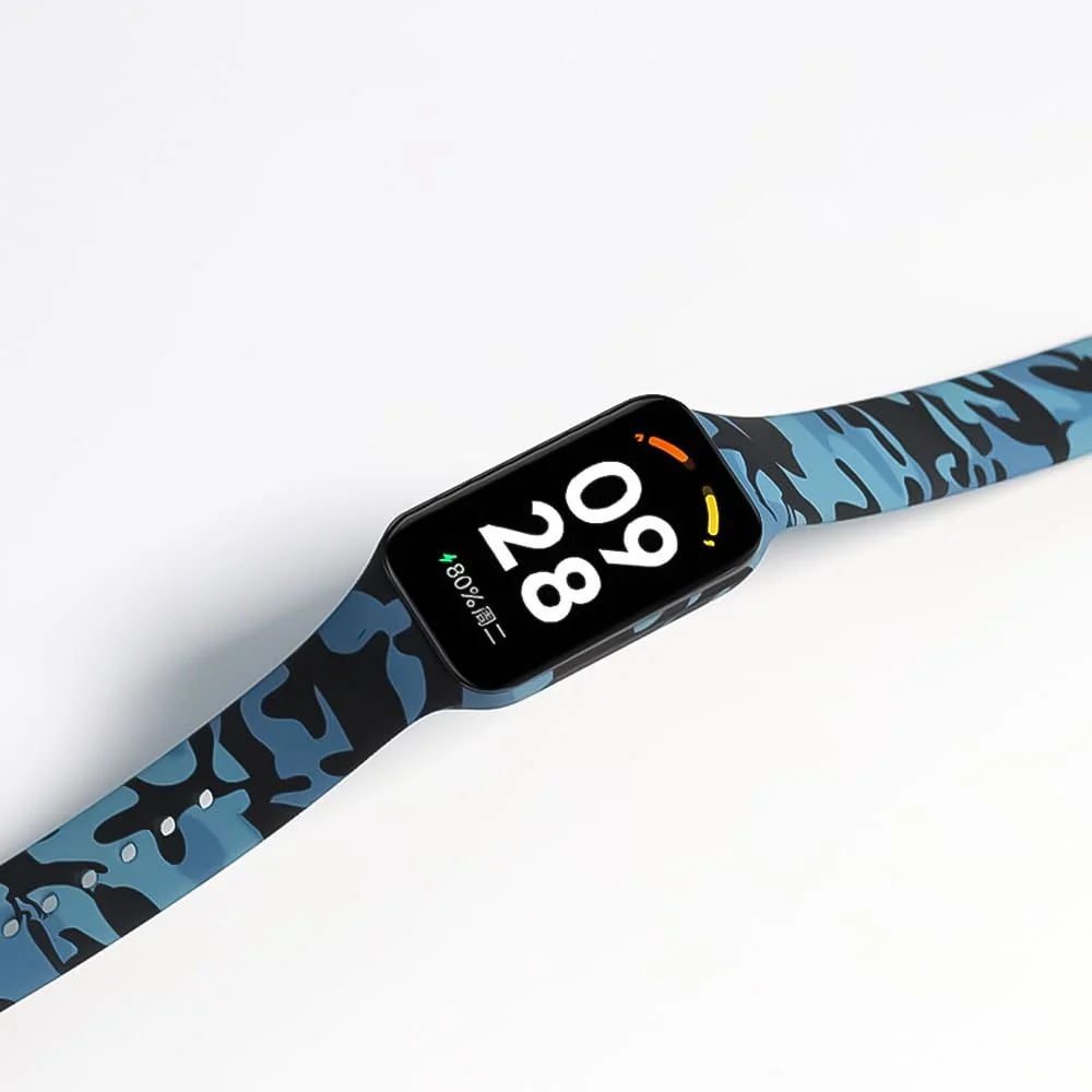 DL3 Mobilak Smart Watch Strap for Xiaomi Redmi Band 2, Sport Silicone Watch Band Wrist Strap, Replacement Bracelet Wristband Wrist Strap for Xiaomi Redmi Smart Band2 Accessories - Digital Green