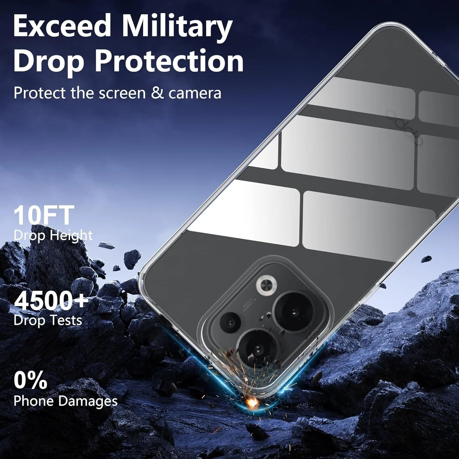 DL3 Mobilak Case Compatible with OPPO Reno 13 5G Case Crystal Soft TPU Gel Case Flexible Silicone Anti-Scratch TPU Cover - Clear