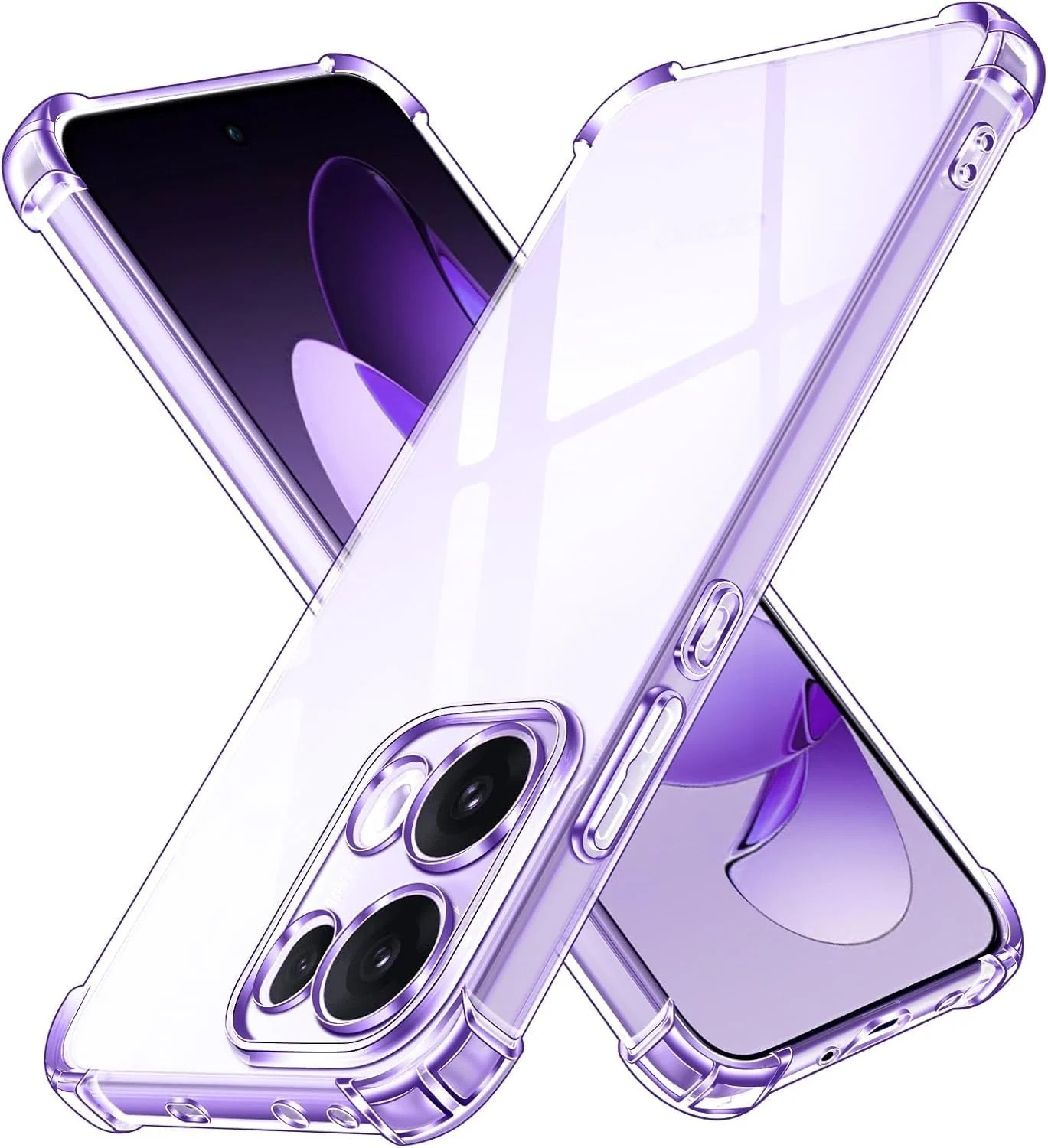 DL3 Mobilak Clear TPU Case for OPPO Reno 13 PRO 5G, Camera protection, Shock-absorbing protection, Scratch-resistant surface - Clear