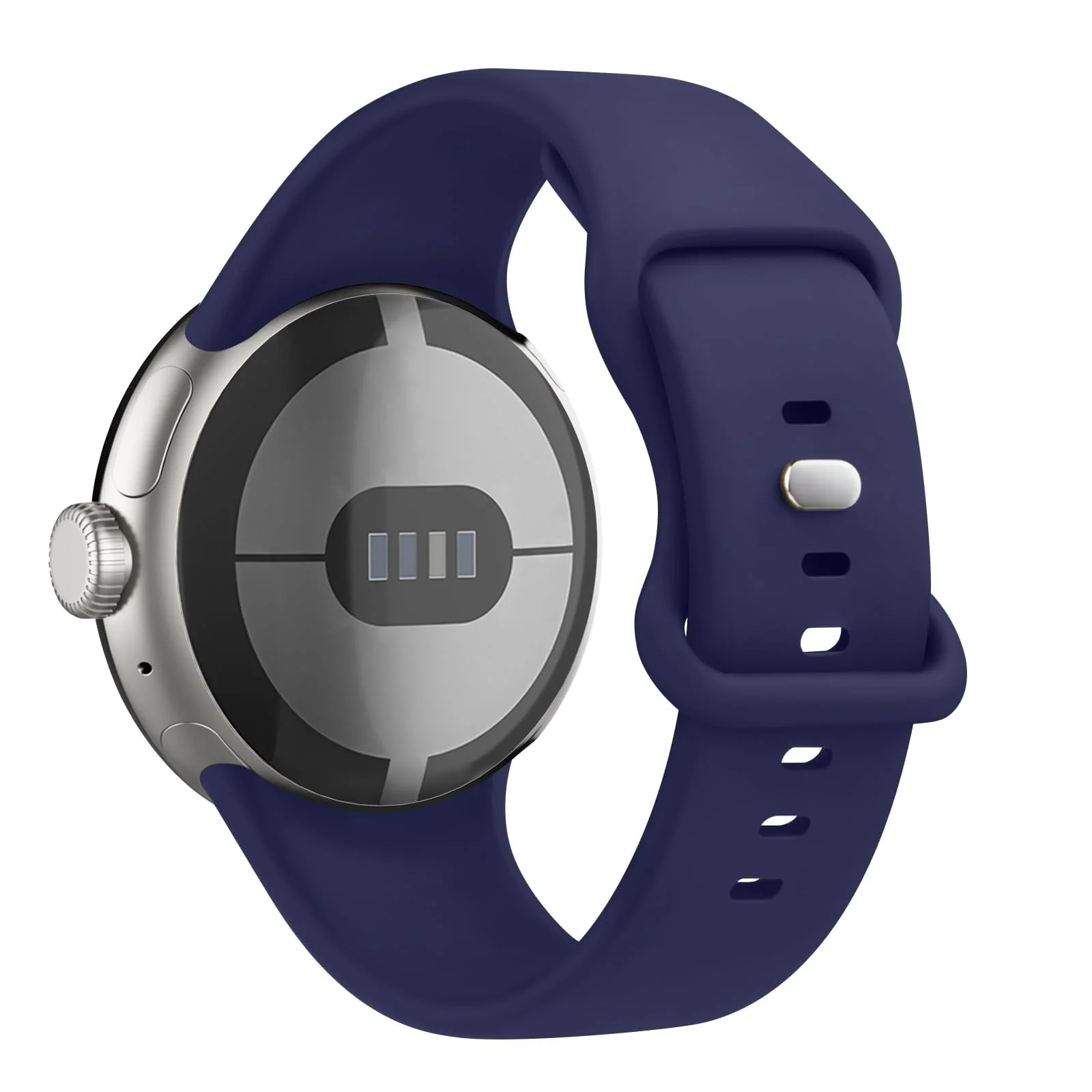 DL3 Mobilak Band Compatible with Google Pixel Watch 1/2/3/4 (41mm), Soft Silicone Sport Replacement Straps Bracelet for Google Pixel Watch 41mm - Blue