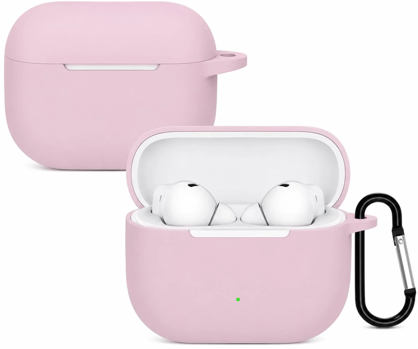 DL3 Mobilak Silicone Case Compatible with HUAWEI FreeBuds SE 4 ANC Earbuds, Soft Silicone Protective Case Cover, Shockproof Sleeve with Carabiner