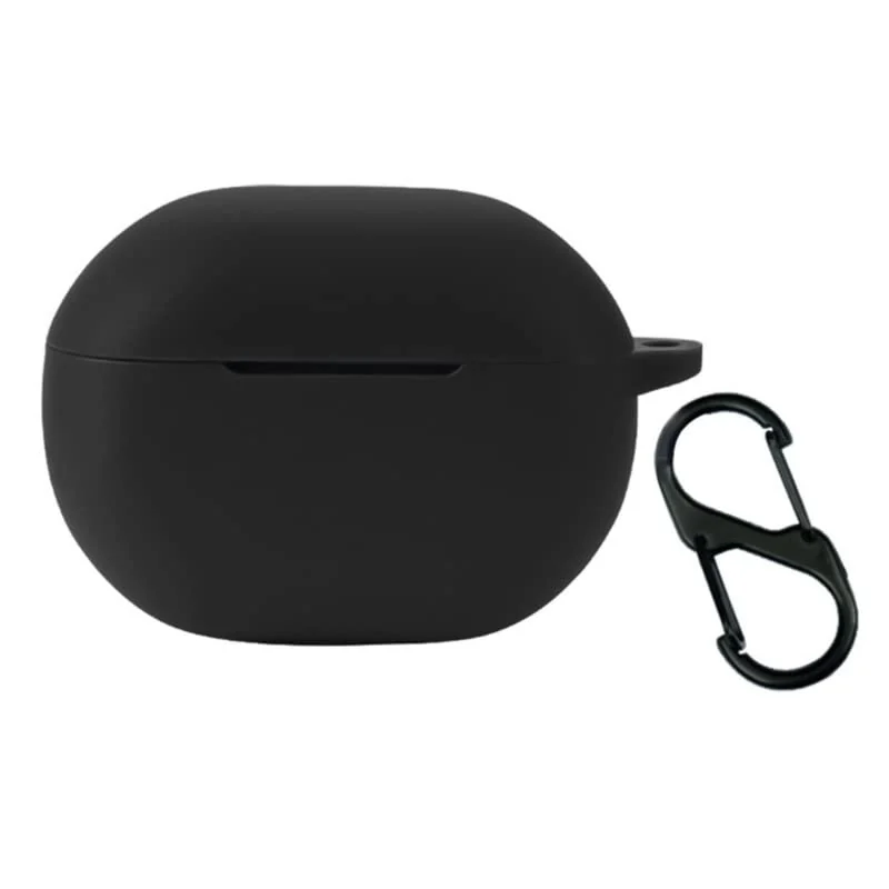 Dl3 Mobilak Silicone Cover Case Compatible with Soundcore Life Note 3i True (Not For Note 3i) Portable Protective Cover With Hook For Anker Note 3i True (Black)