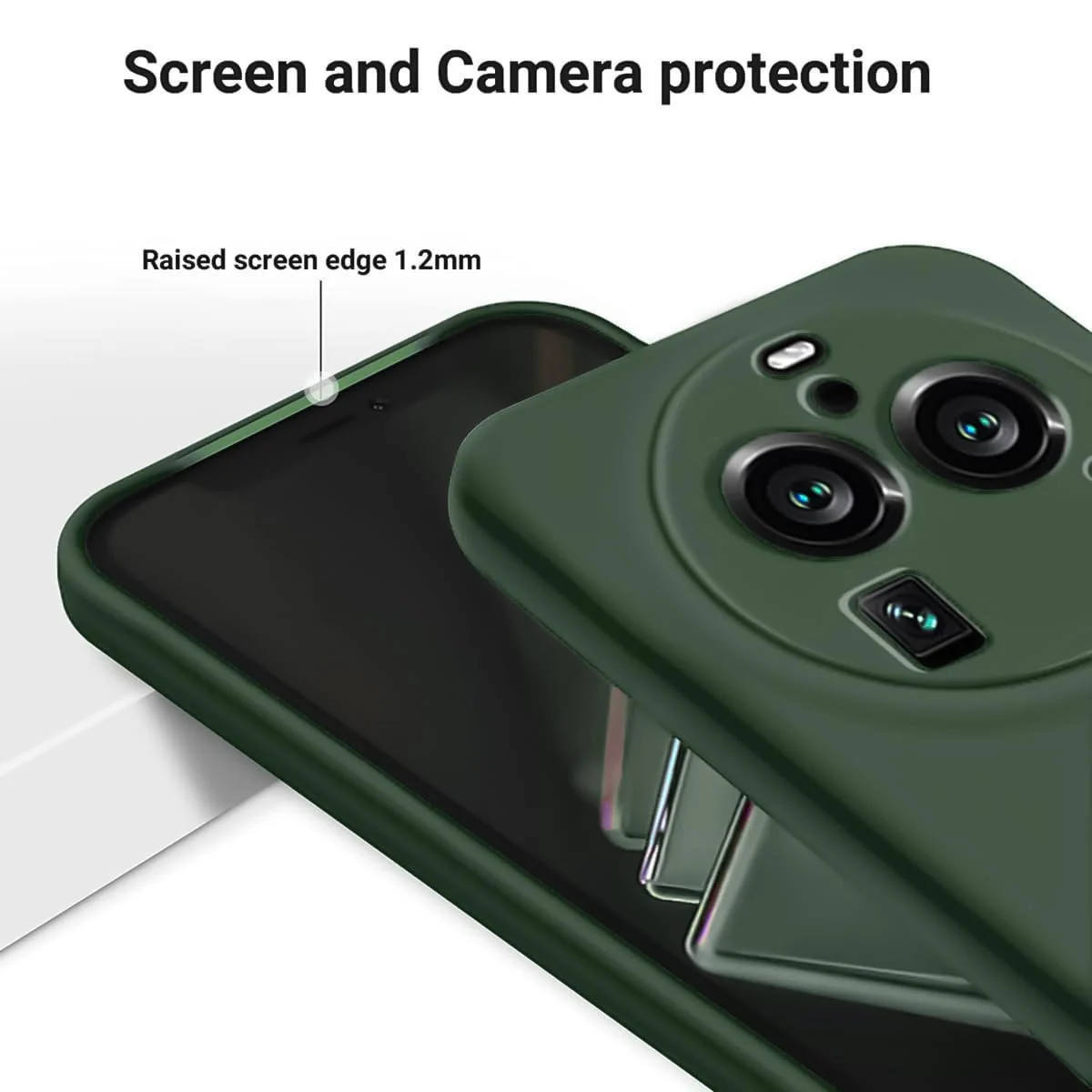 DL3 Mobilak Silicone Protective Case for OPPO Find X6 Pro - Green