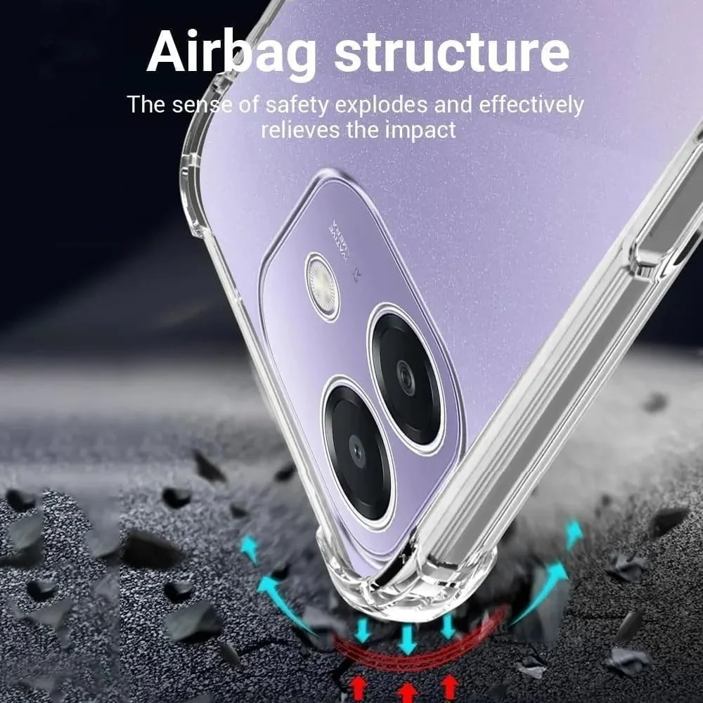DL3 Mobilak Clear TPU Case for OPPO A3 / OPPO A3X, Camera protection, Shock-absorbing protection, Scratch-resistant surface - Clear
