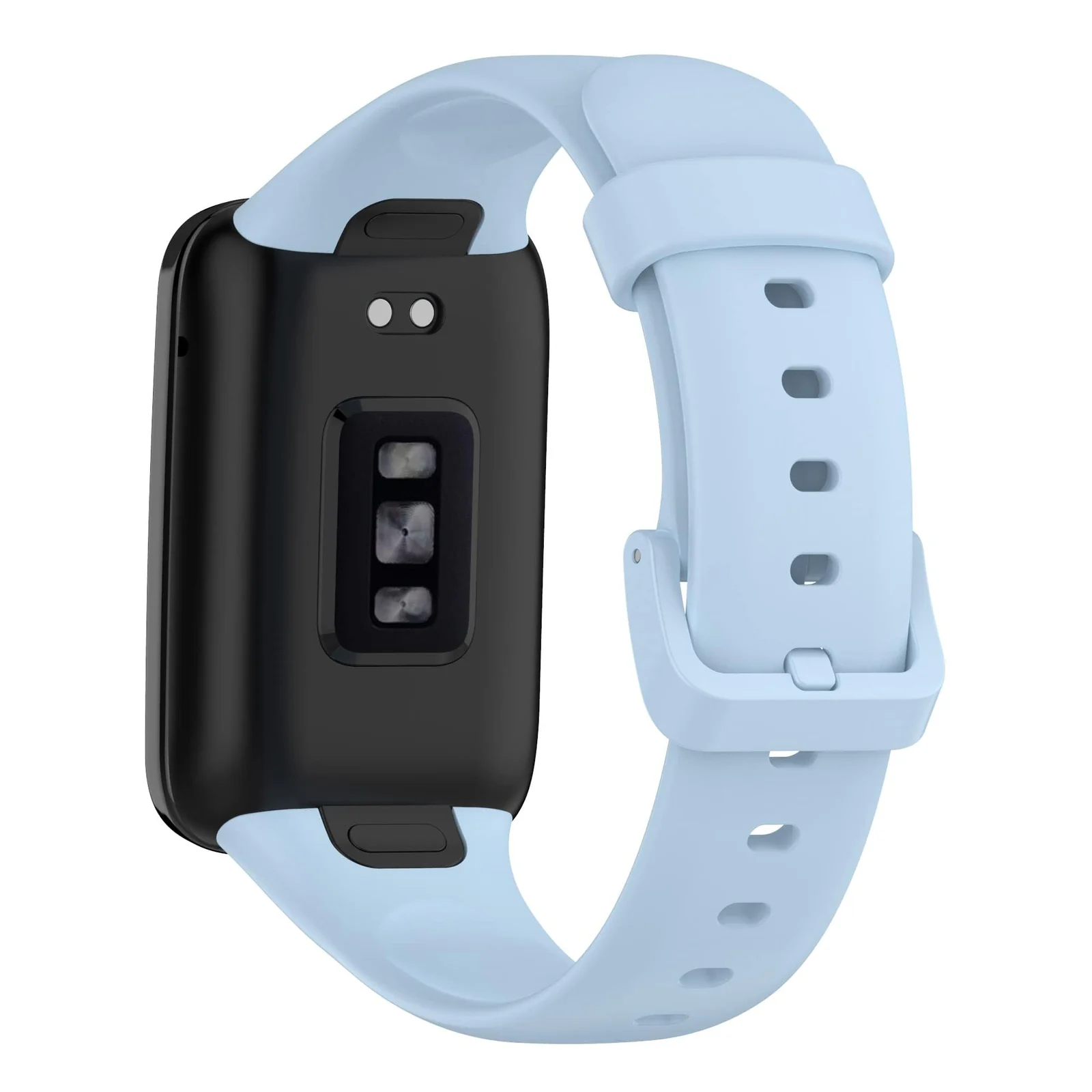 DL3 Mobilak Bands Compatible with Xiaomi Mi Band 7 Pro Watch Replacement Soft Durable Colourful Silicone Watch Band Sports Strap Wristband for Mi Band 7 Pro Smartwatch Accessories - Sky Blue
