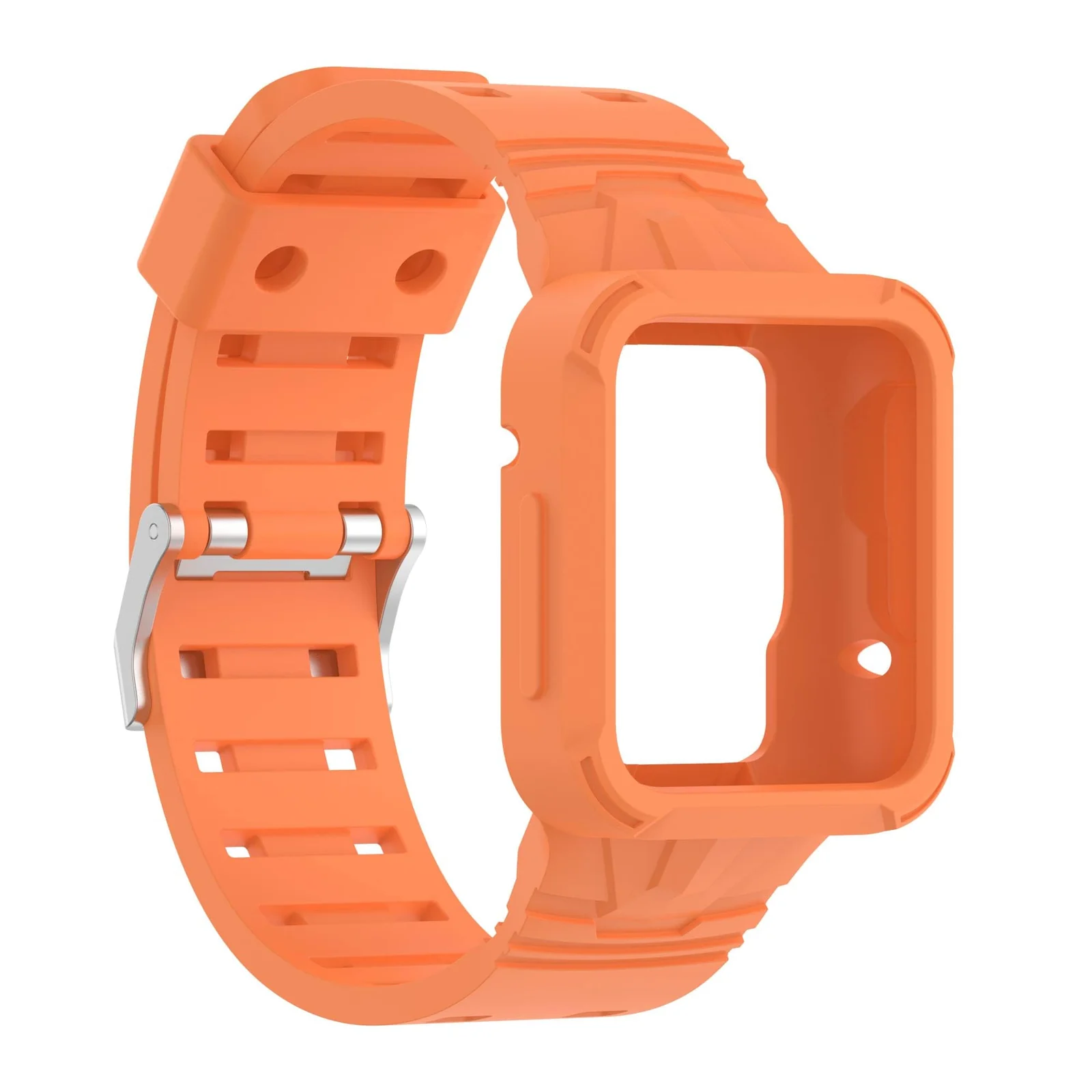 DL3 Mobilak Replacement Wrist Band Compatible with Xiaomi Redmi Watch 2 Lite/Mi Watch Lite/Poco Watch/Redmi Watch 2/Horloge 2, Adjustable Soft Silicone Wrist Strap with Cover - Black