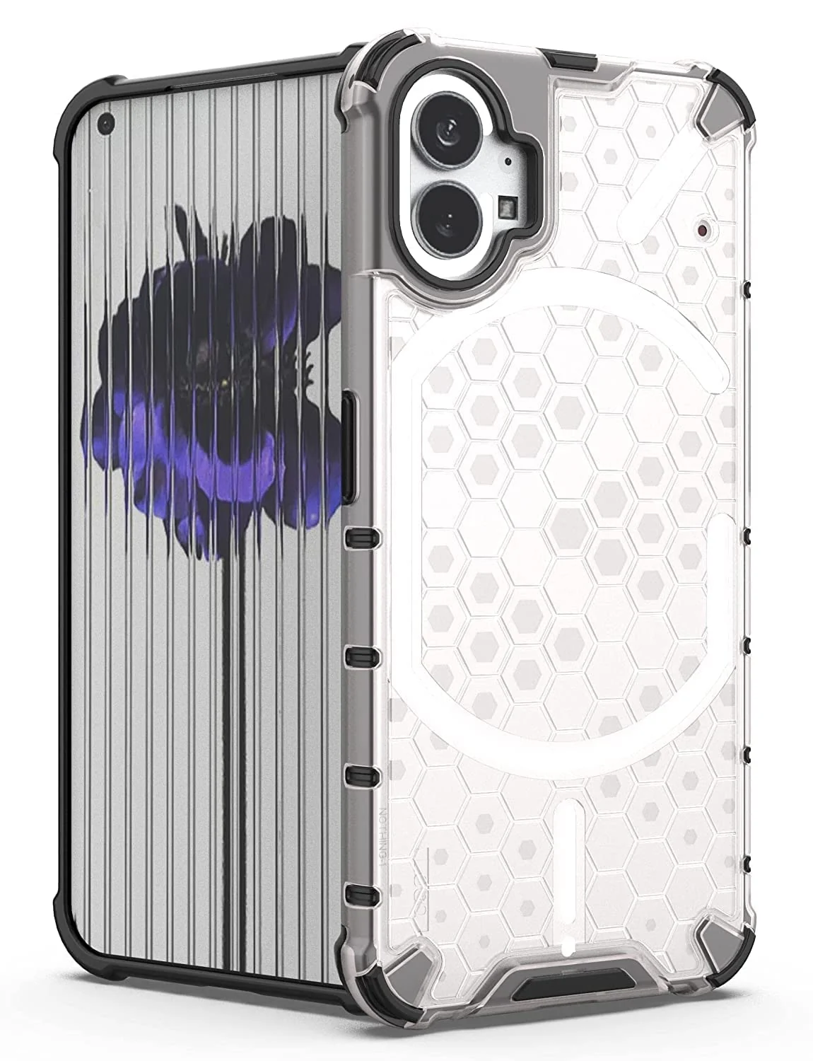 DL3 Mobilak Clear PC and TPU Protective Case for Nothing Phone (1) with Shockproof Design - Clear