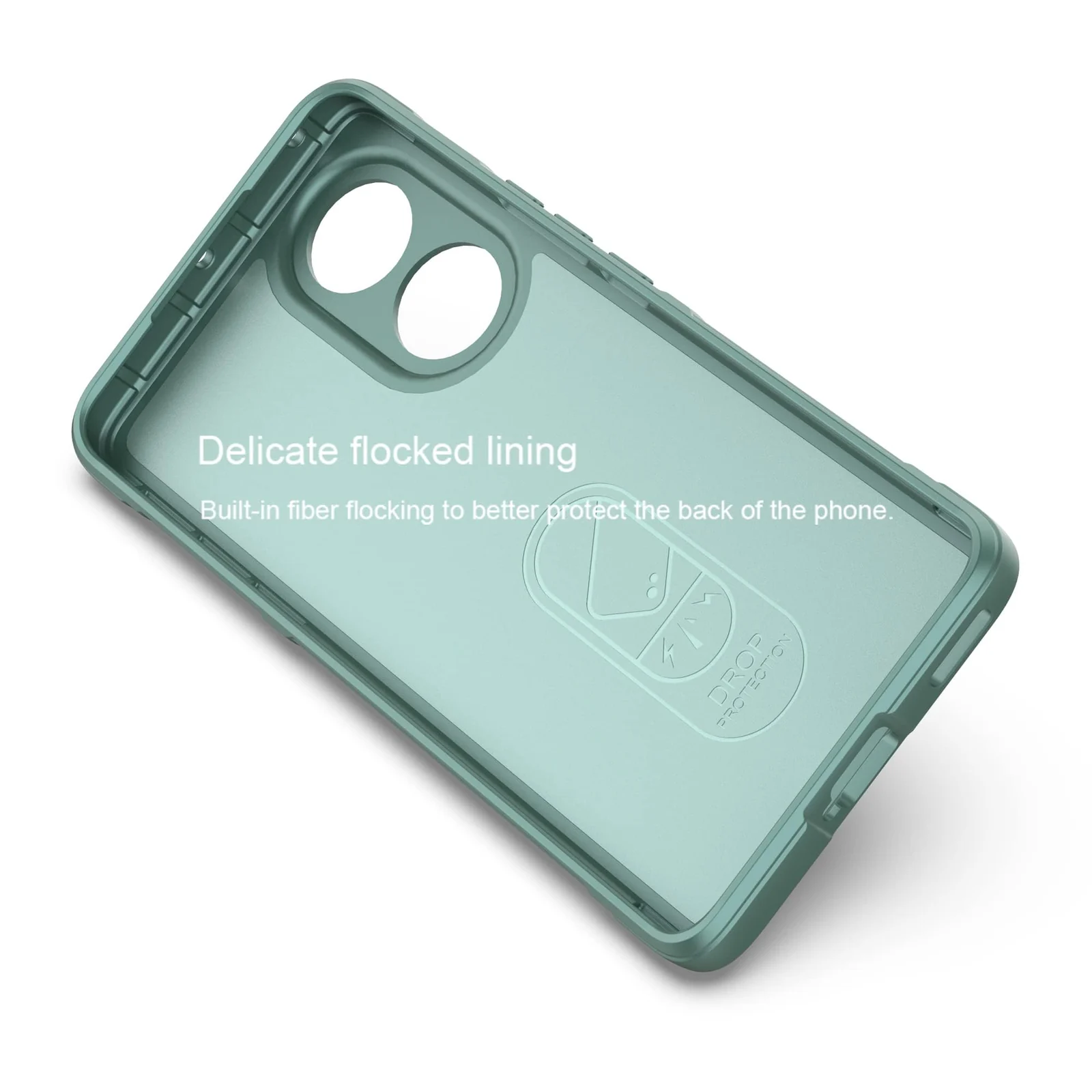 DL3 Mobilak Flexible Silicone and TPU Protective Case with Camera Protection for Honor 50 / Huawei Nova 9 - Green