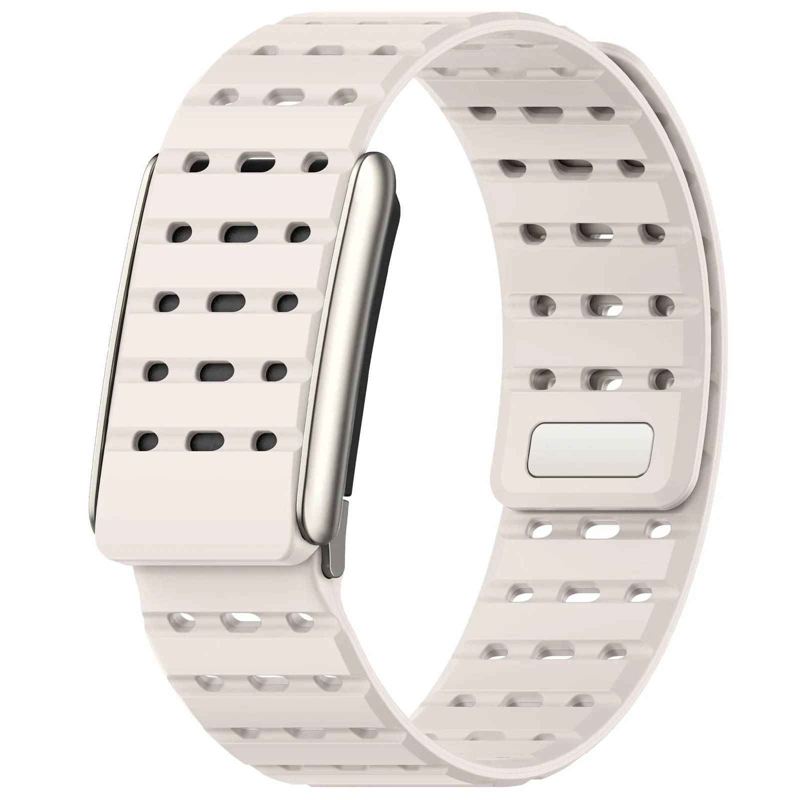 DL3 MOBILAK Adjustable Silicone Sports Watch Strap for Whoop 5.0 - Starlight
