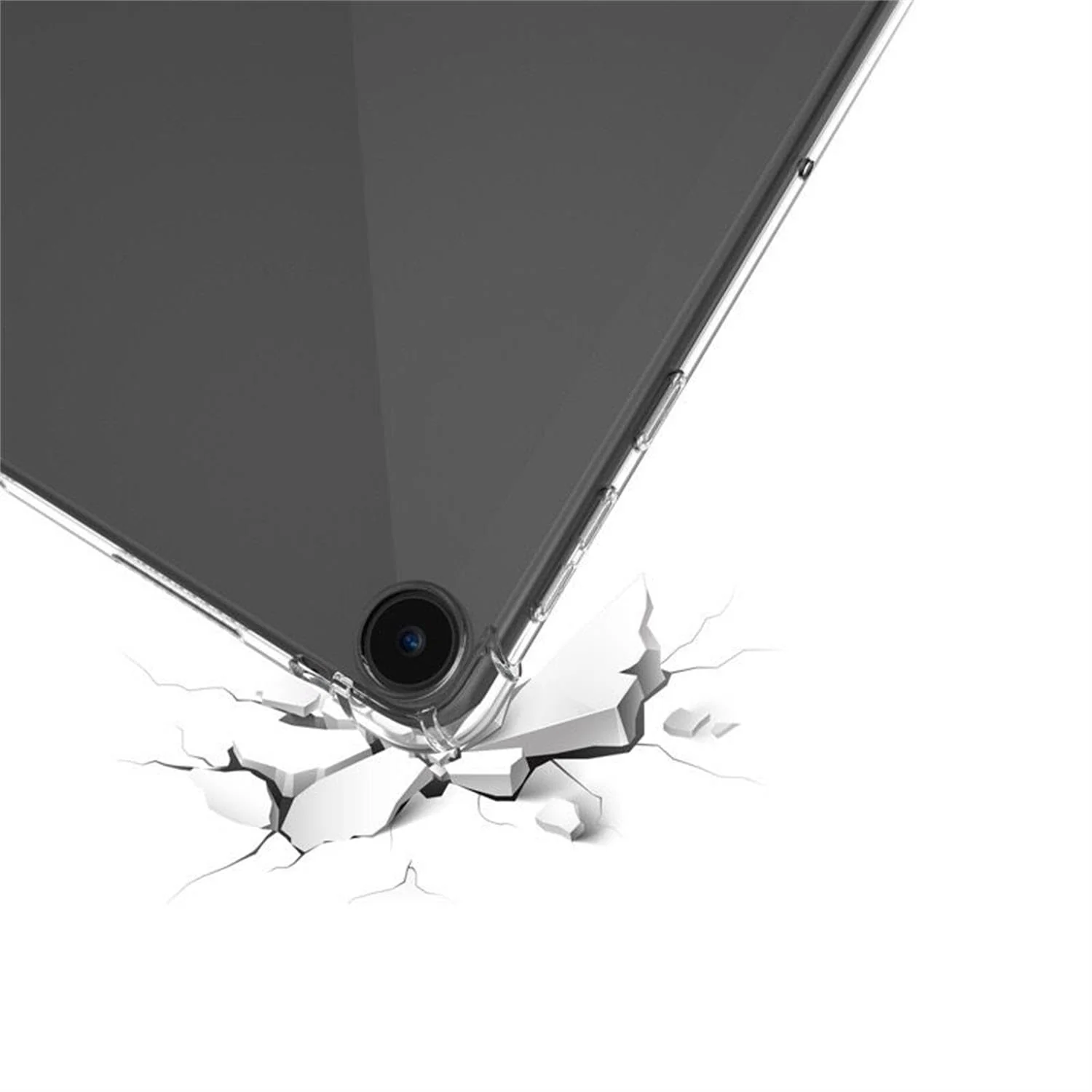 "DL3 Mobilak Shell for Lenovo Tab M10 1st TB-X605F/N/L/X TB-X505F/N/L/X, Ultra Slim TPU Back Case Soft Cover for Lenovo M10 HD Gen 1 2018 10.1"" Tablet (for Tab M10 HD TB-X605F/X505F) - Clear"