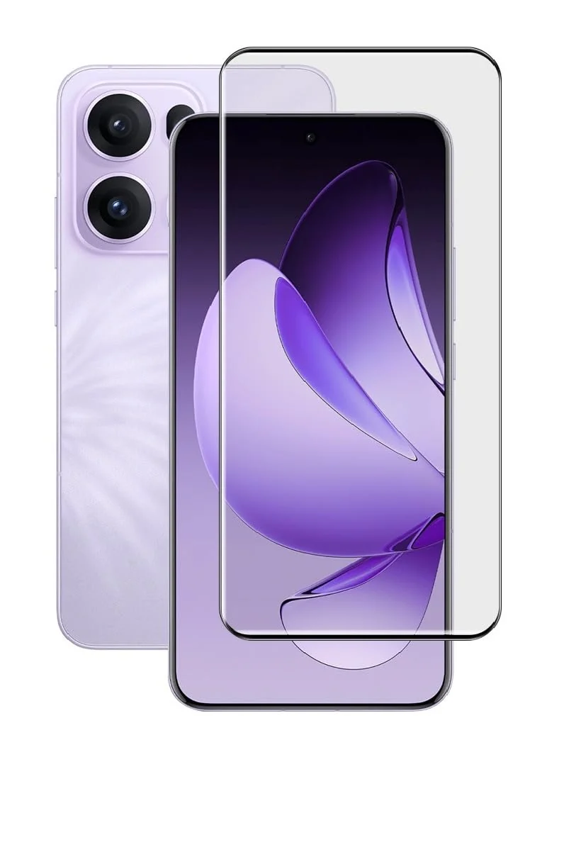 DL3 Mobilak Screen Protector for OPPO Reno 13 Pro, Tempered Glass Screen Saver Premium HD Protective, Scratch Resistant, NO-Bubble, 9H Hardness, Full Coverage Film - Clear