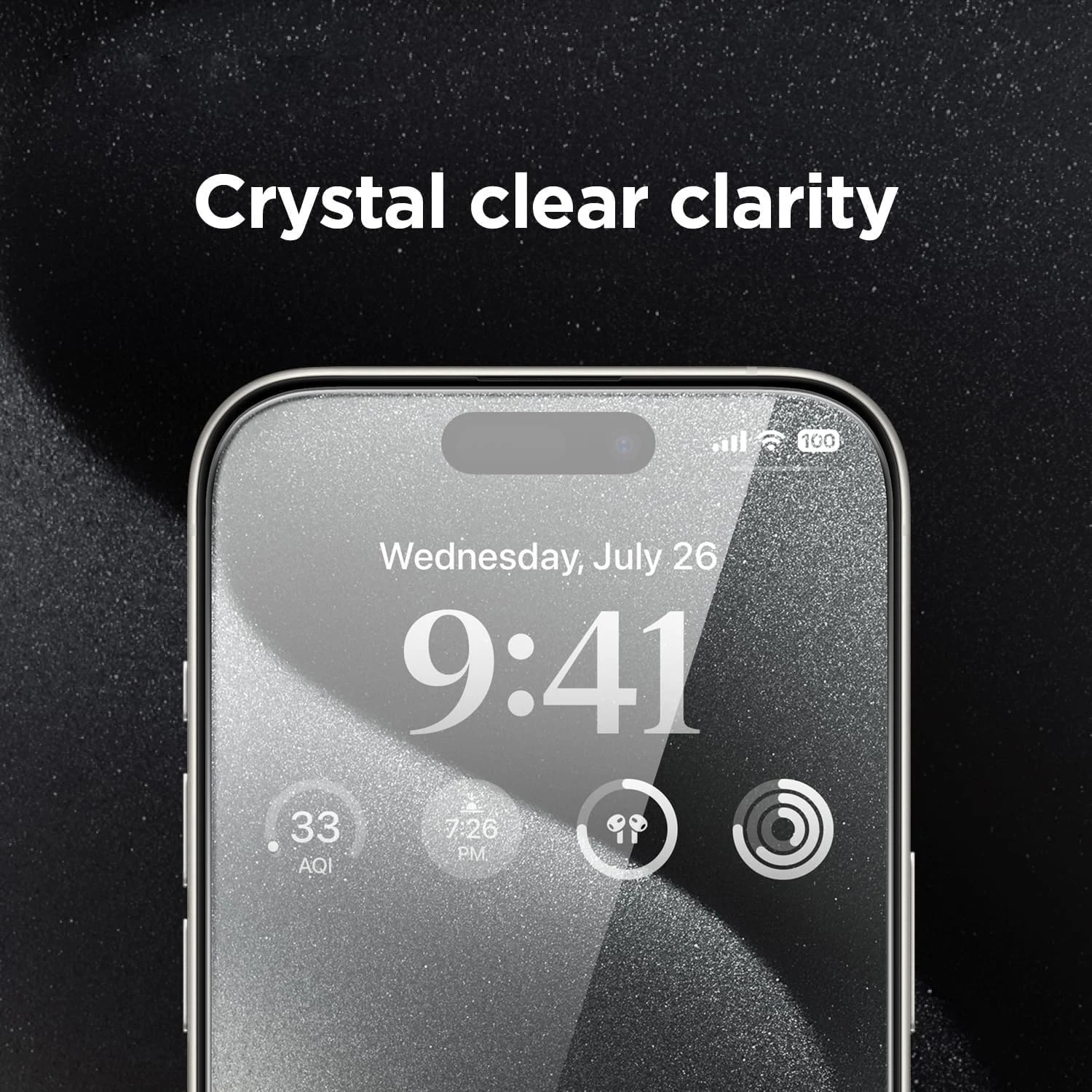 DL3 Mobilak for iPhone 16 Plus 6.7 Inch Tempered Glass Screen Protector, 9H Hardness Anti-Scratch Tempered Glass flim, Case Friendly, Anti-Scratch For - Clear