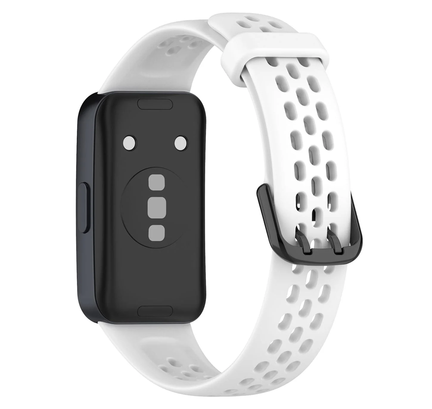 DL3 Mobilak Strap for HUAWEI Band 9 / HUAWEI Band 8 Replacement Band, Silicone Belt, Soft, Waterproof, Sweatproof, Easy to Put on and Take Off, HUAWEI Band 8/Band 9 Replacement Strap, Sport Band - White