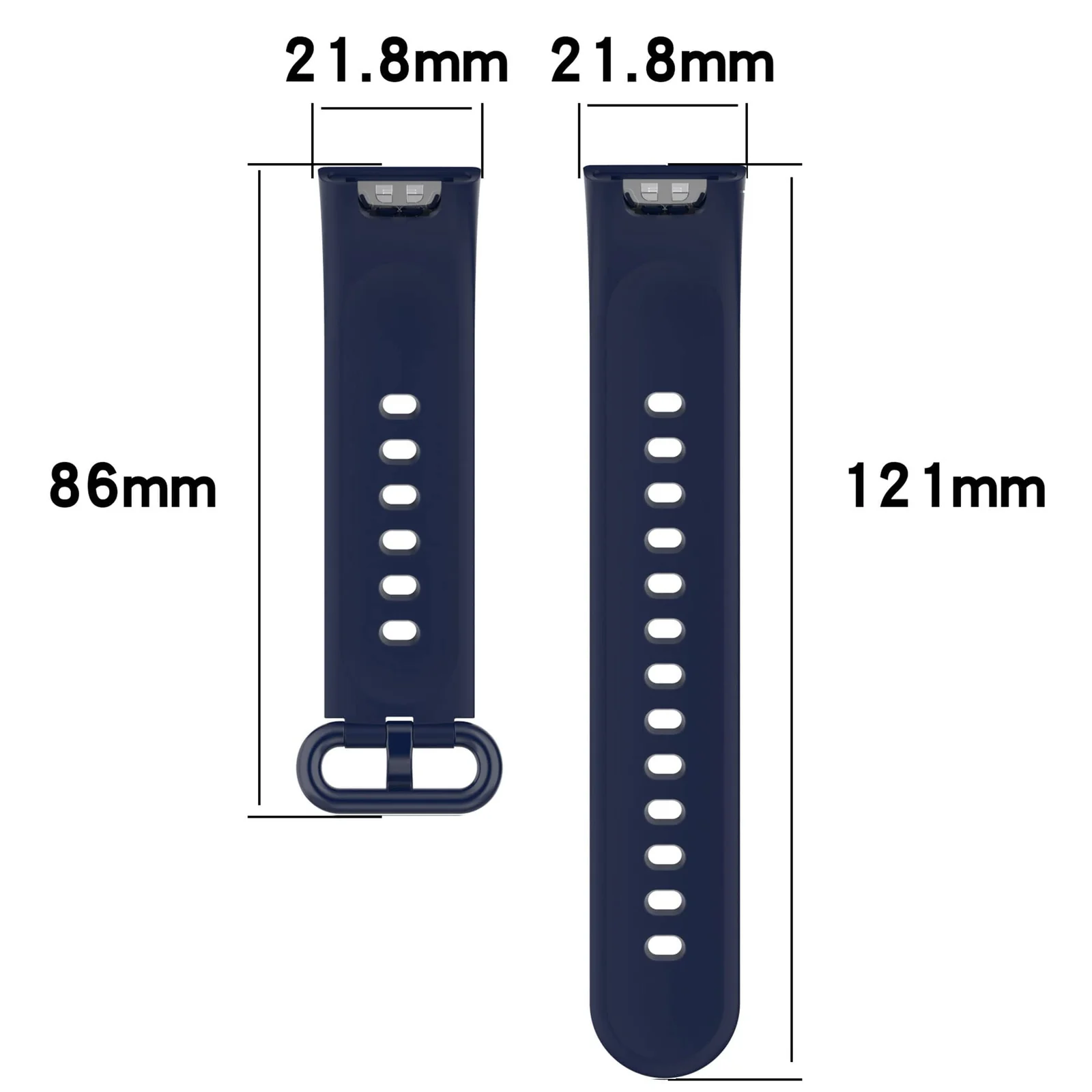 DL3 Mobilak Strap Compatible with Xiaomi Redmi Watch 2 Lite/Poco Watch/Redmi Watch 2 / Horloge 2 Soft Replacement Sport Silicone Strap - Deep Blue