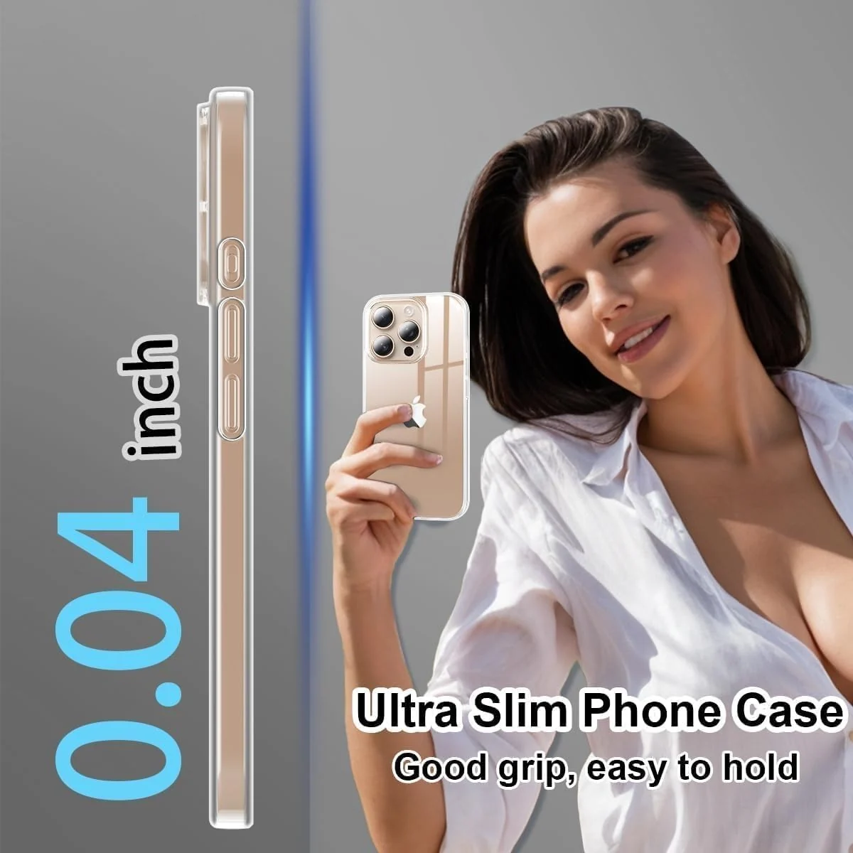 DL3 Mobilak Clear Protective Case for iPhone 16 Pro Max - Clear