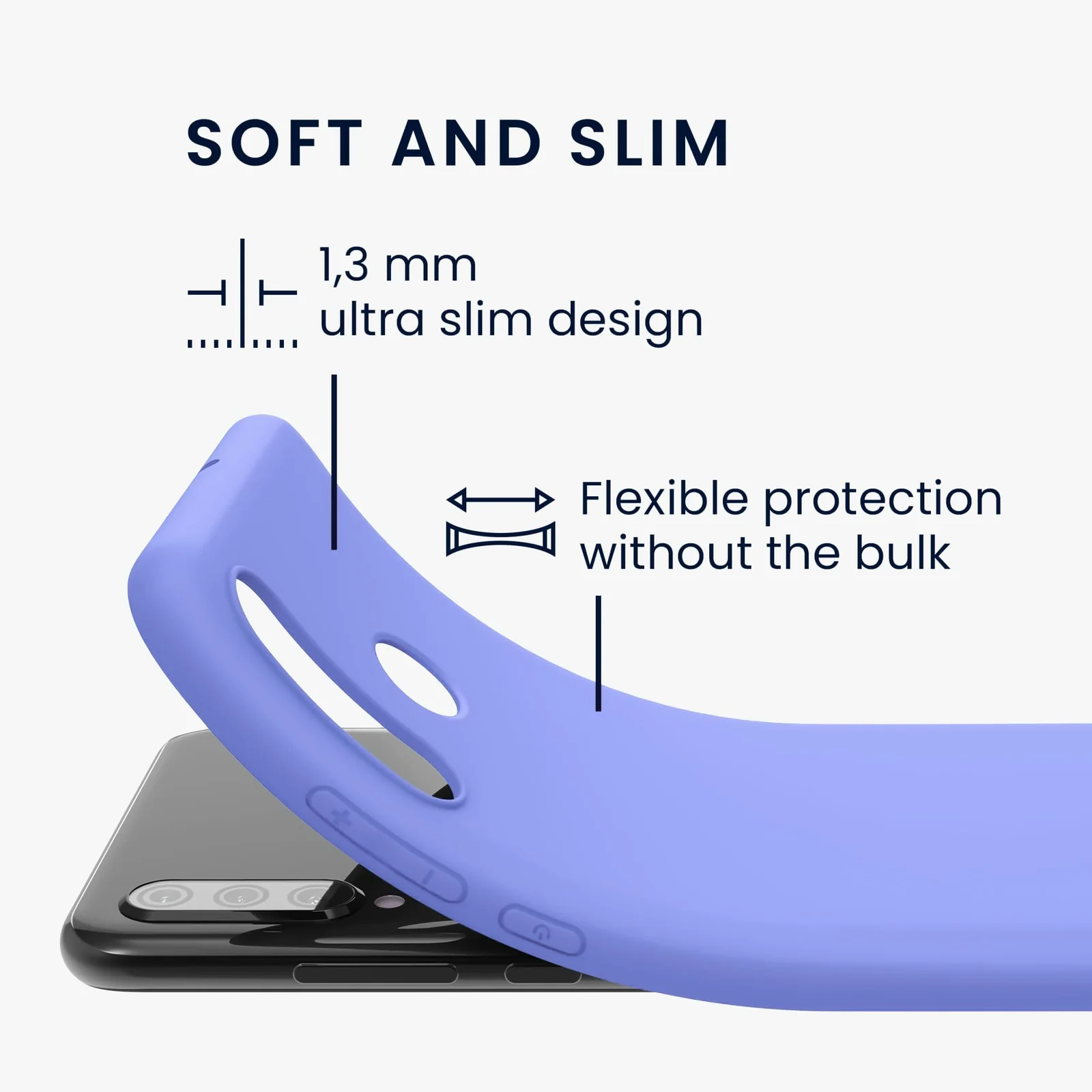 DL3 Mobilak Soft Silicone Gel Bumper Case for Huawei Y9S / Honor 9X Pro / P Smart Pro 2019 - Baby Blue