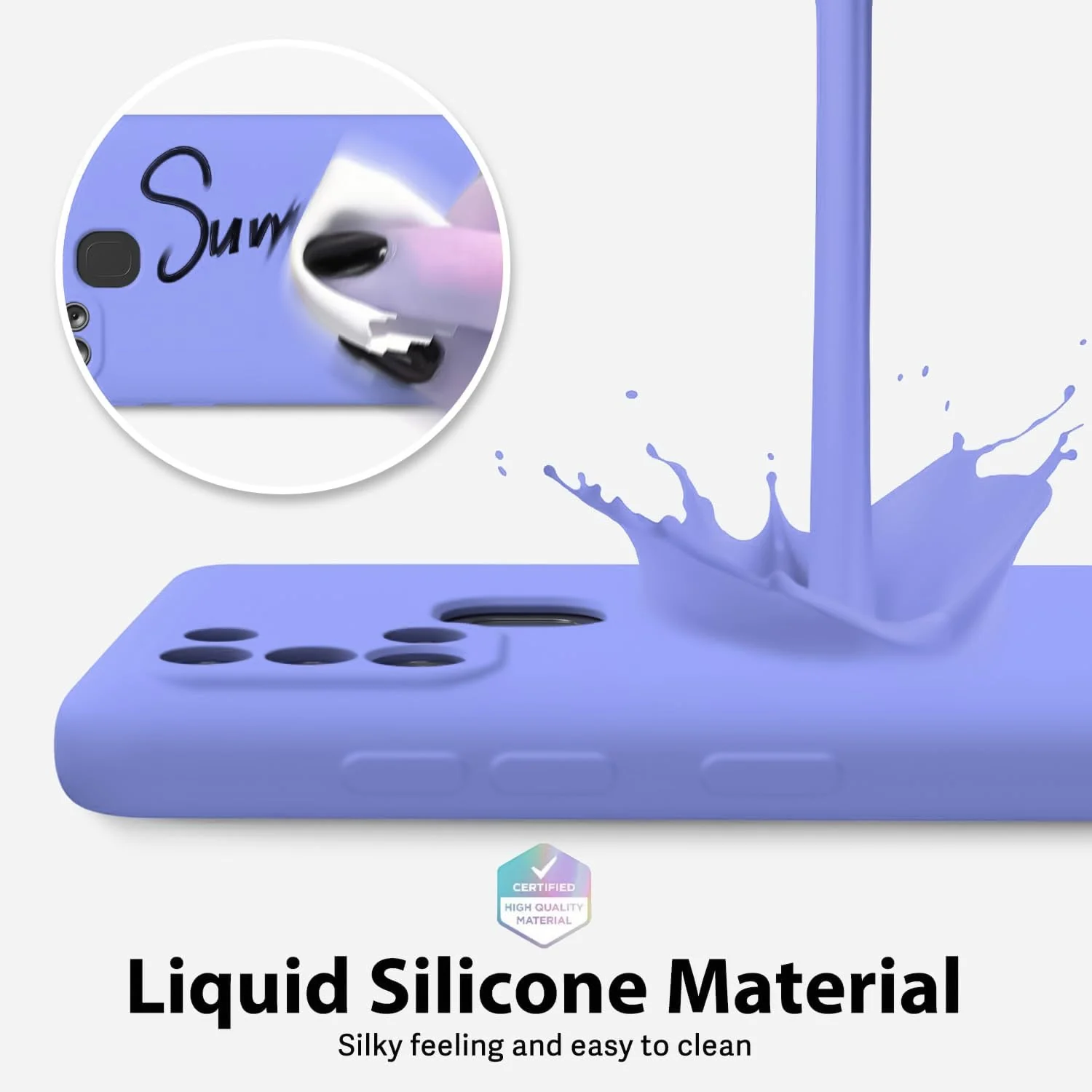 DL3 Mobilak Soft Silicone Gel Bumper Case for Samsung Galaxy A21s - Baby Blue