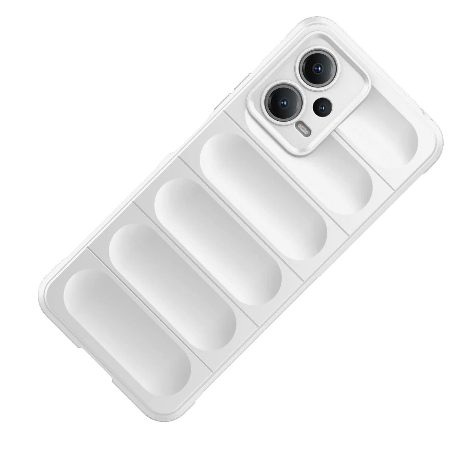 DL3 Mobilak Rugged Protective Case for Xiaomi Redmi Note 12 5G / Poco X5 5G, Camera protection, Shock-absorbing protection, Non-slip grip - White