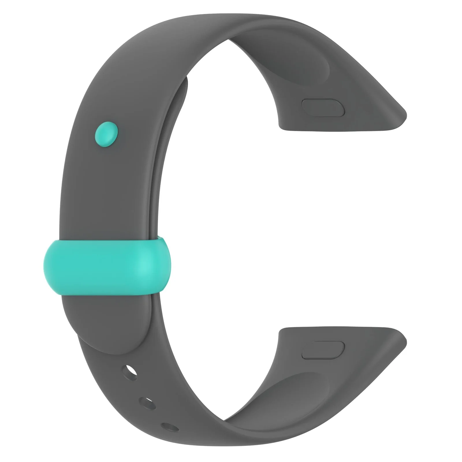 DL3 Mobilak Strap for Xiaomi Redmi Watch 3 Only, Soft Silicone Watch Band with Secure Buckle, Sport Replacement Wristband Bracelet Strap for Men & Women - Dark Gray
