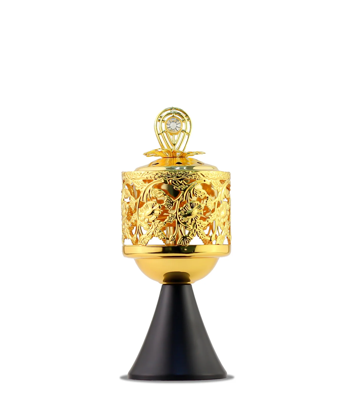 Mobigon Charcoal Incense Burner, Bakhoor Burner, Oud Frankincense Incense Burner, Vintage Arabic Burner, Suitable For Arabian Oud, Yoga, Spa and Aromatherapy, Office & Home Decor - style 20