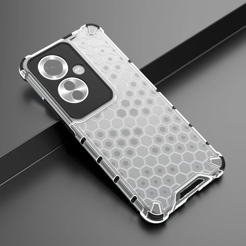 DL3 Mobilak Clear PC and TPU Protective Case for OPPO Reno 11F 5G / Reno11 F 5G with Shockproof Design - Clear