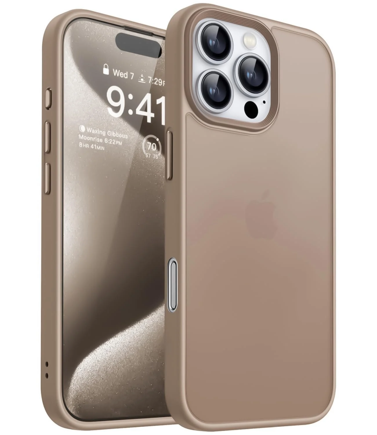 6.3 — DL3 Mobilak Matte Case for iPhone 16 Pro 6.3-Inch, Shockproof Drop Protection, Frosted Translucent Matte Back Phone Cover, Anti-Fingerprint