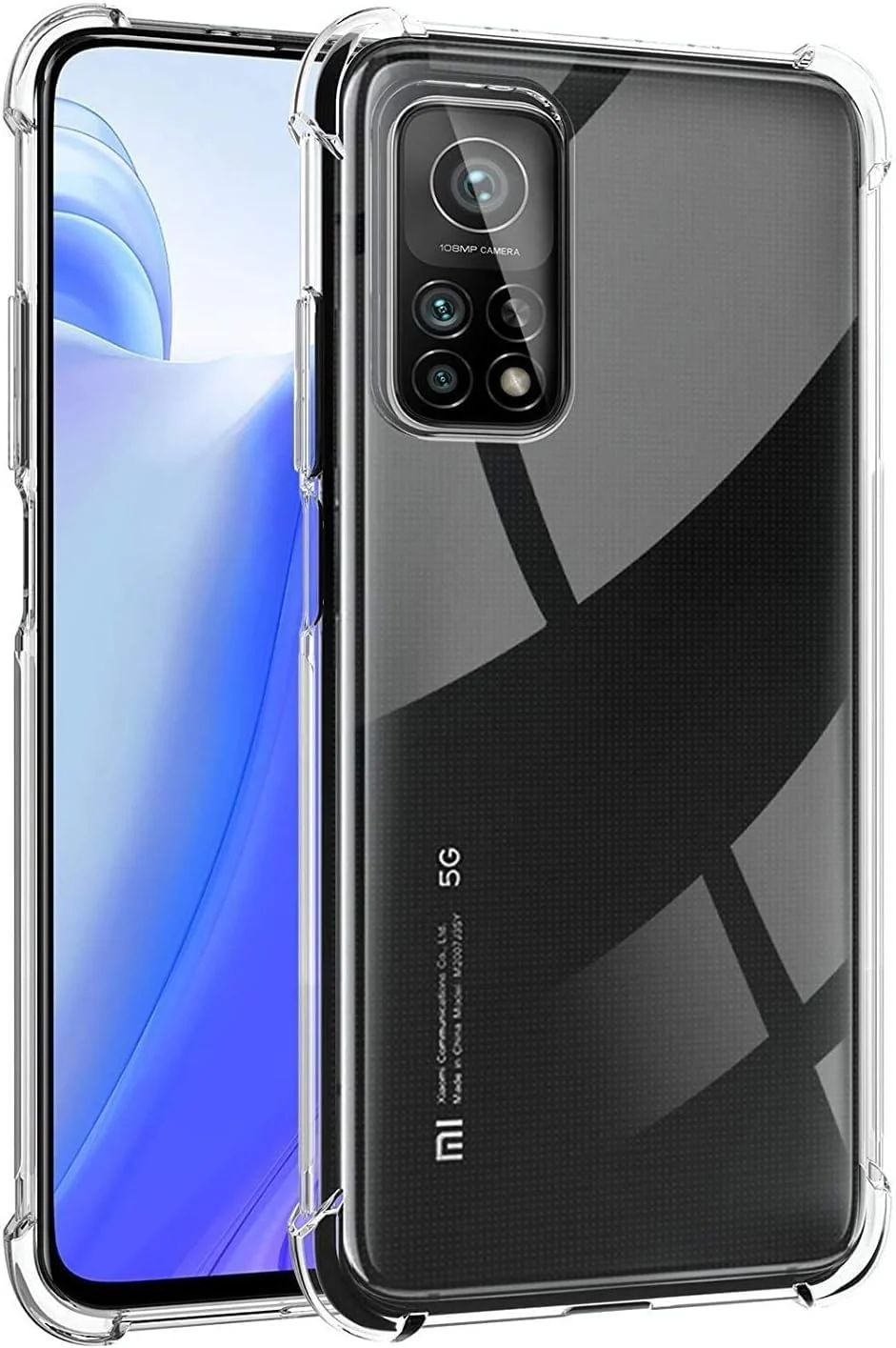 DL3 Mobilak Clear TPU Case for Xiaomi Mi 10T / Mi10T Pro 5G, Camera protection, Shock-absorbing protection, Scratch-resistant surface - Clear