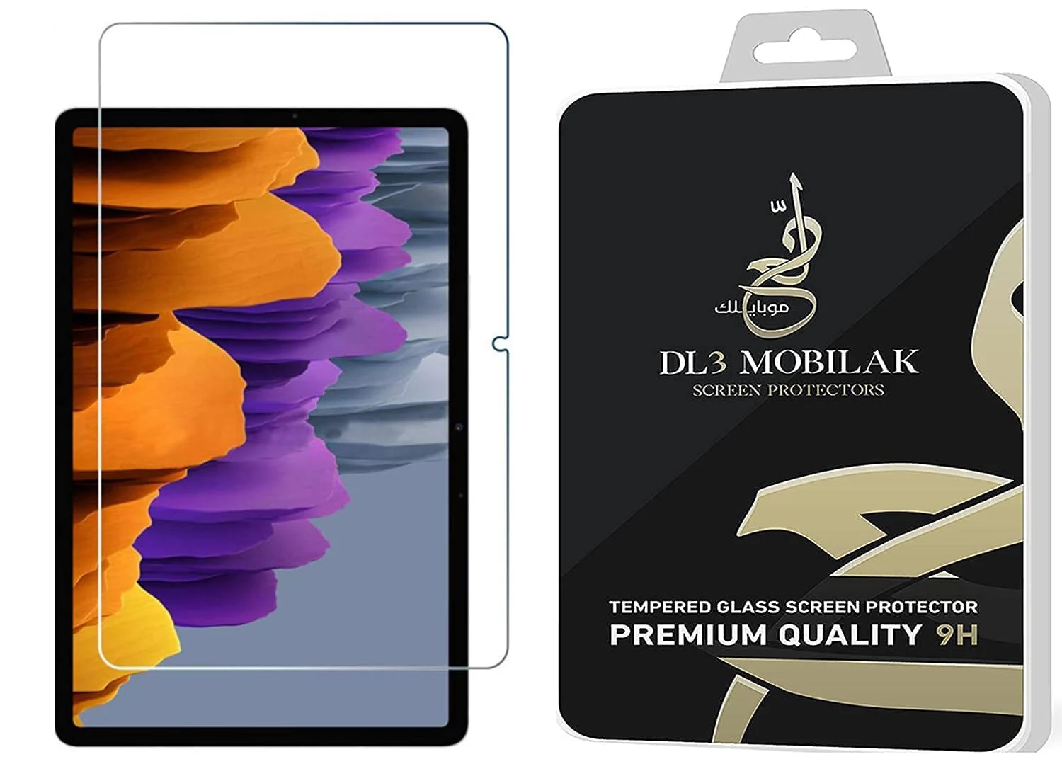 DL3 Mobilak Screen Protector For HUAWEI MatePad SE 10.4-inch Tempered Glass Film [HD Crystal ] [Easy Installation] [Scratch Resistant] [9H Hardness] - Clear