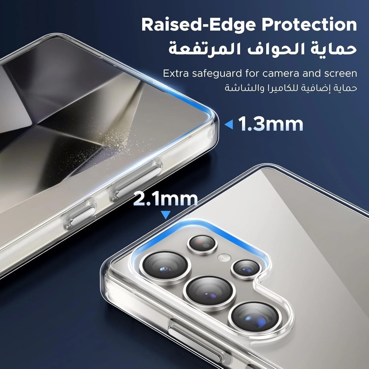 DL3 Mobilak Case Compatible with Samsung Galaxy S25 Ultra Case Crystal Soft TPU Gel Case Flexible Silicone Anti-Scratch TPU Cover - Clear
