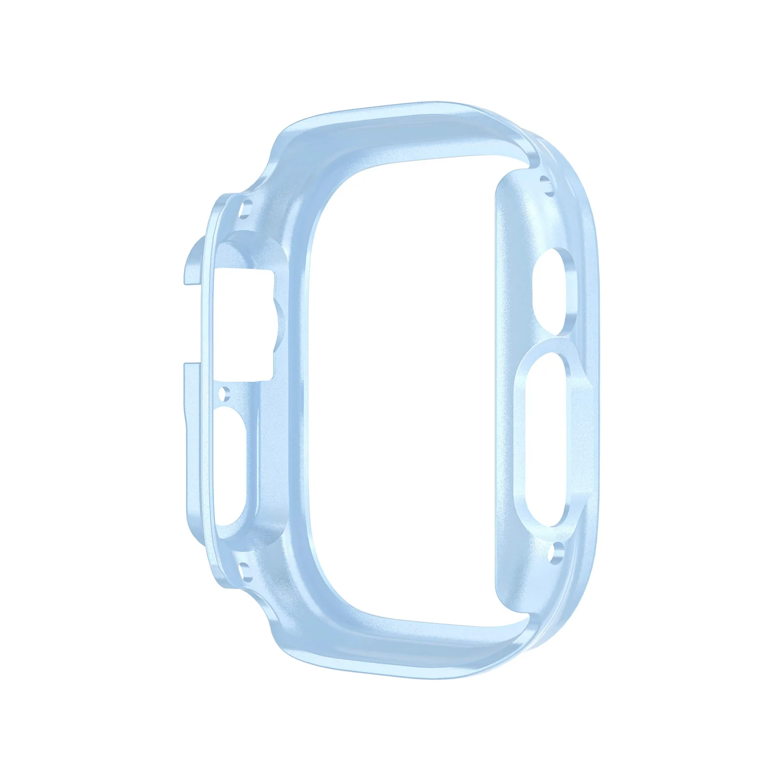 DL3 Mobilak Compatible For Apple Watch Ultra Case 49mm, Shockproof Ultra-Thin Hard PC Bumper Case All-Around Edge Protective Cover Frame[NO Screen Protector] for iWatch Accessories - Baby Blue
