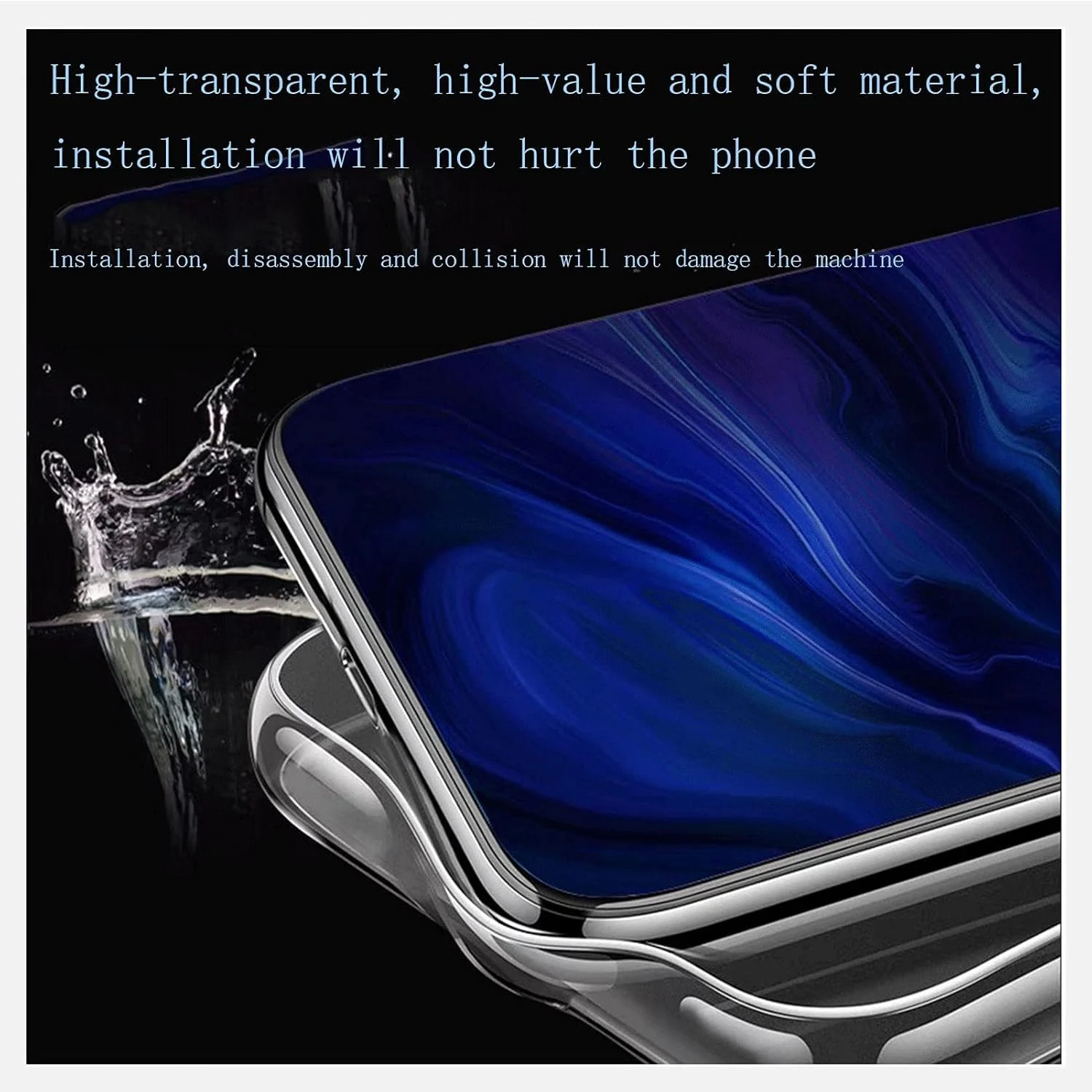 Mobigon Case Compatible with Honor X8D, Case Crystal Soft TPU Gel Case Flexible Silicone Anti-Scratch Camera Protection TPU Cover - Clear