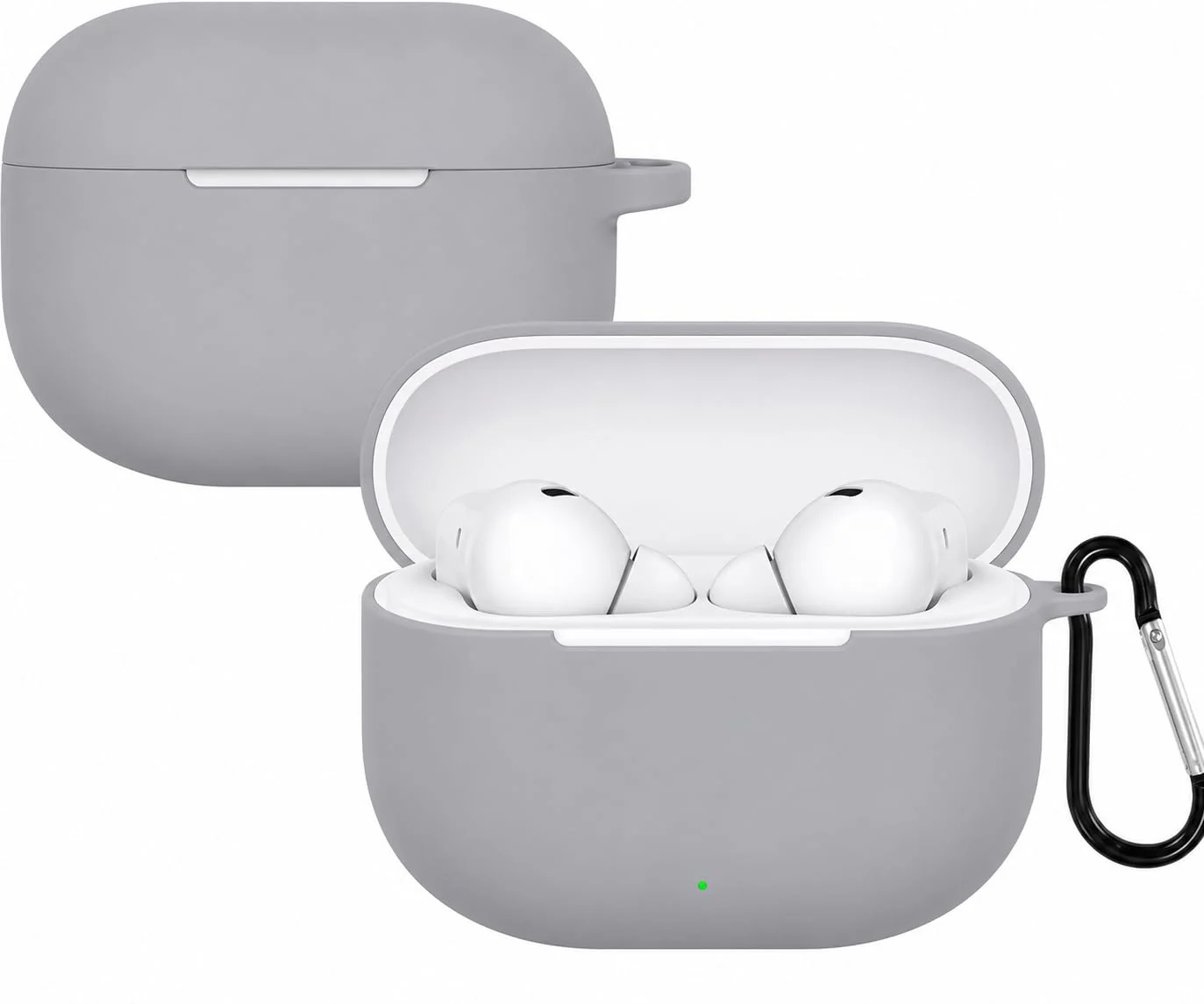 DL3 Mobilak Silicone Case Compatible with HUAWEI FreeBuds SE 4 ANC Earbuds, Soft Silicone Protective Case Cover, Shockproof Sleeve with Carabiner