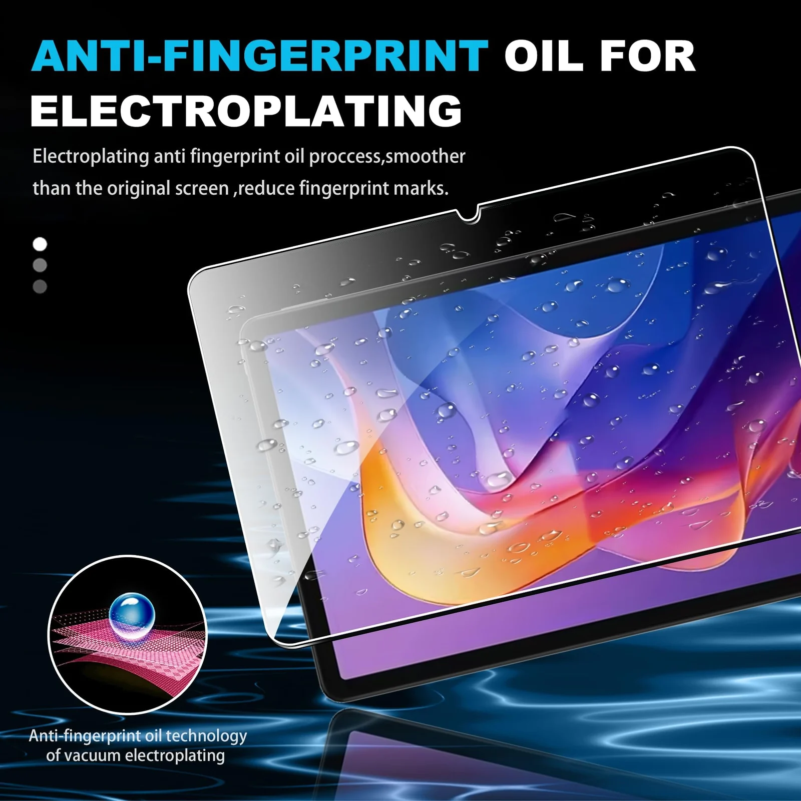 DL3 Mobilak Screen Protector For Xiaomi Redmi Pad 2 2025 11 inch Tempered Glass Film [HD Crystal ] [Easy Installation] [Scratch Resistant] [9H Hardness] - Clear
