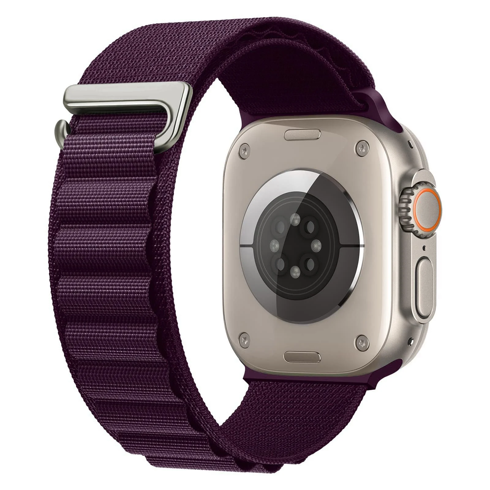 Apple Watch Ultra 2 / Ultra 49MM 45MM 44MM 42MM — DL3 Mobilak Trail/Alpine Loop Nylon Band Compatible with Apple Watch Ultra 2/Ultra Band 49mm 45mm 44mm 42mm, Adjustable with Metal C-Hook Strap for iWatch Ultra Series 9/8/7/6/5/4/3/2/1/SE2/SE