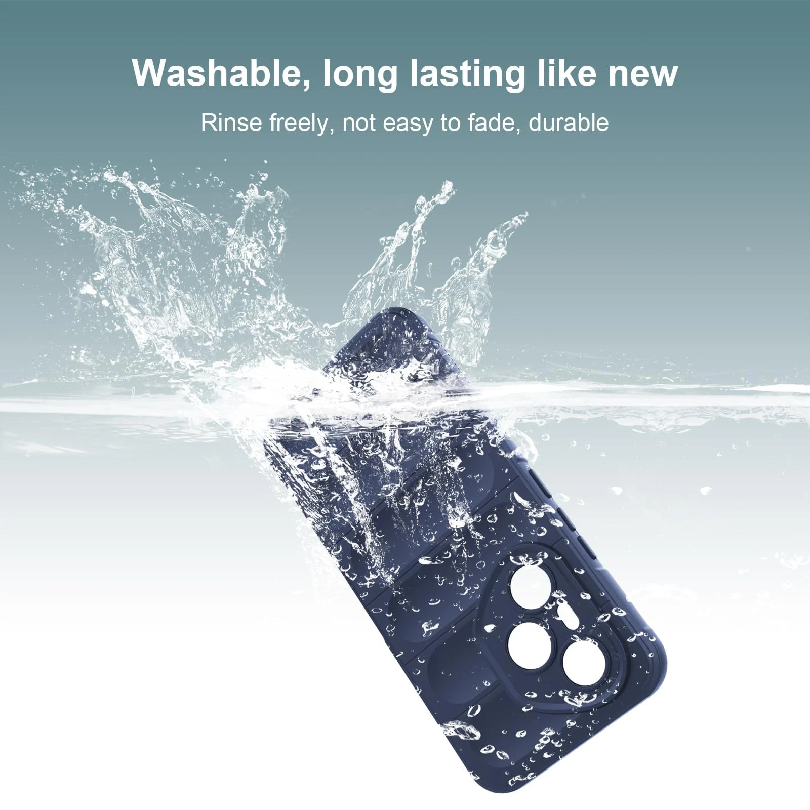 DL3 Mobilak Soft Silicone Protective Case for Honor 400 Pro 5G with Camera Protection and Shockproof Design - Blue