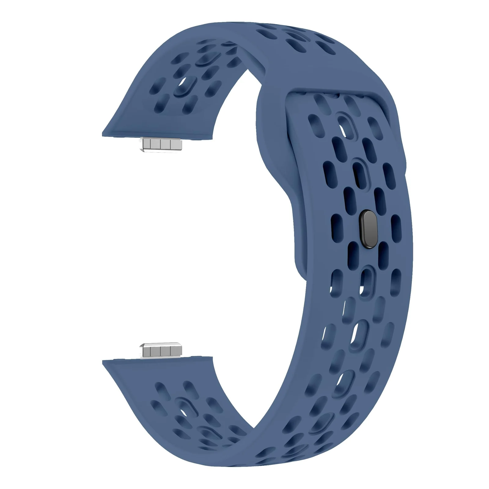 DL3 Mobilak Silicone Mesh Breathable Straps for Huawei Watch Fit 4 Pro Strap. Wristband Bands Bracelet Sports Bracelet Quick Release Adjustable Armband for Huawei Watch Fit 4/Fit 3 - Blue