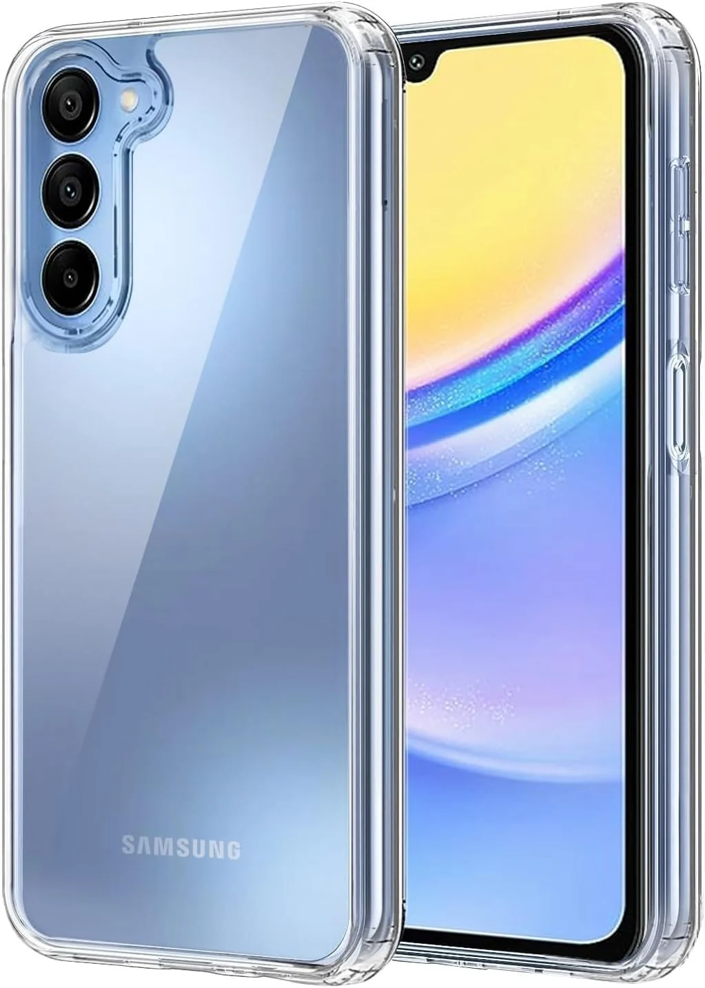DL3 Mobilak Case Compatible with Samsung Galaxy A35 5G Case Crystal Soft TPU Gel Case Flexible Silicone Anti-Scratch TPU Cover - Clear