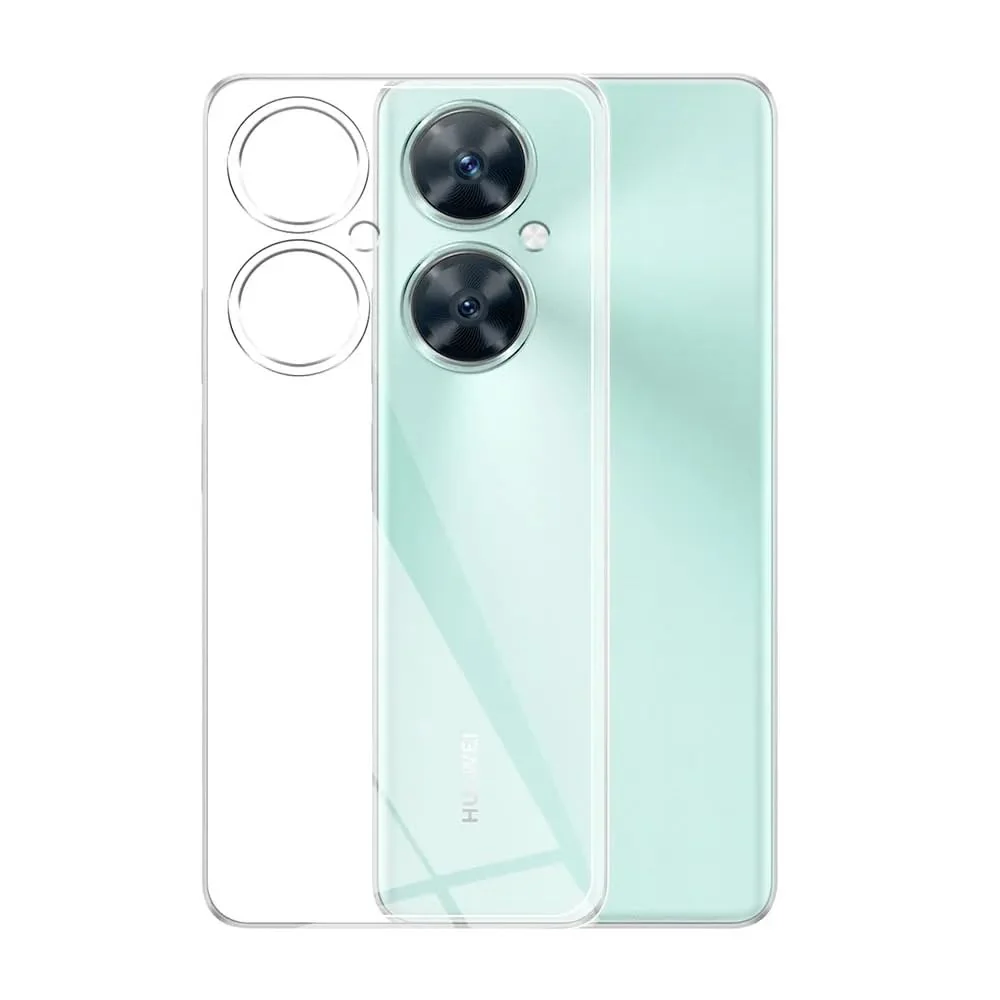 DL3 Mobilak Case Compatible with Huawei NOVA 11i / Enjoy 60 Pro Case Crystal Soft TPU Gel Case Flexible Silicone Anti-Scratch Camera Protection TPU Cover - Clear