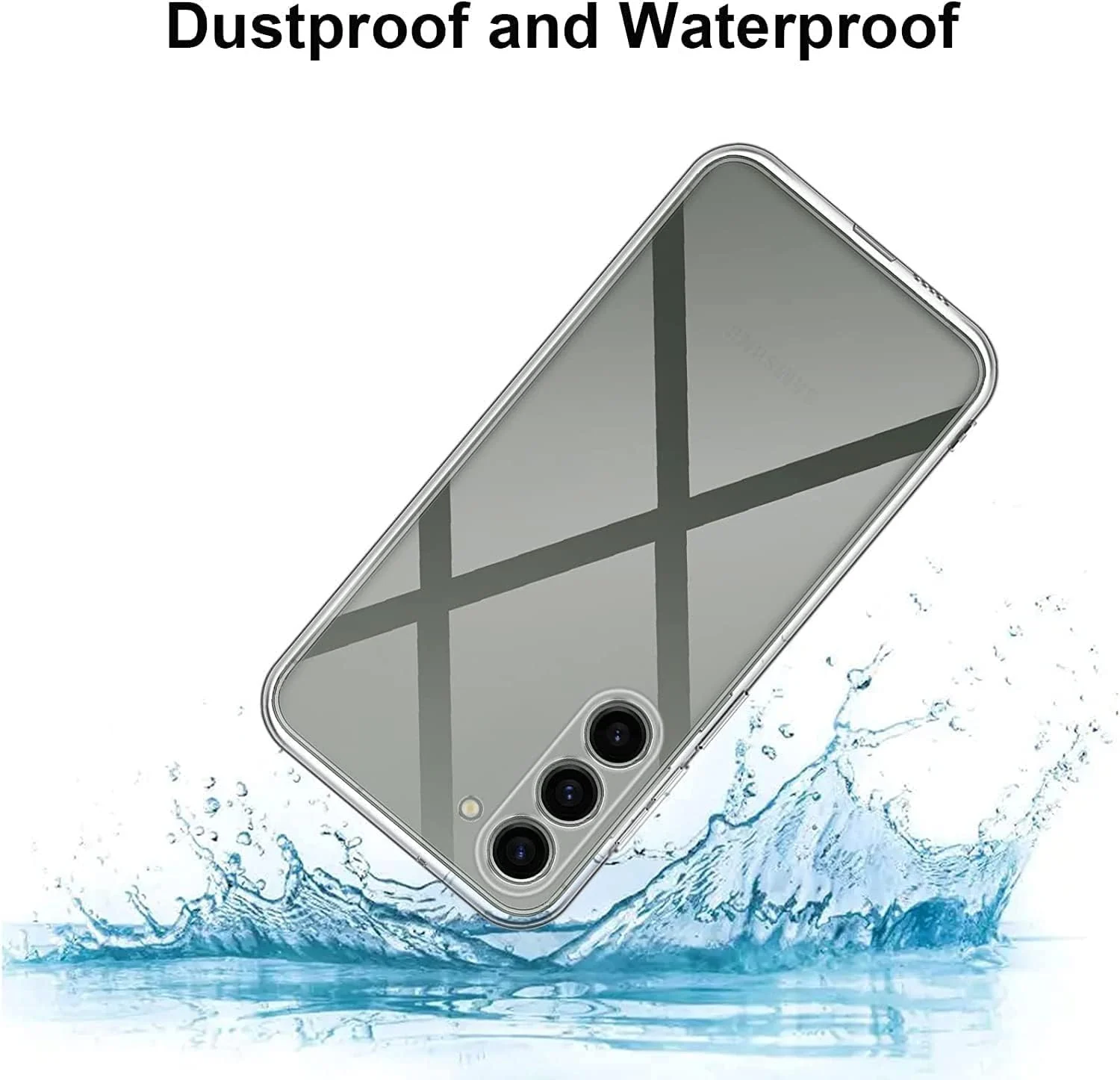 DL3 Mobilak Clear TPU Case for Samsung Galaxy S23, Camera protection, Shock-absorbing protection, Scratch-resistant surface - Clear