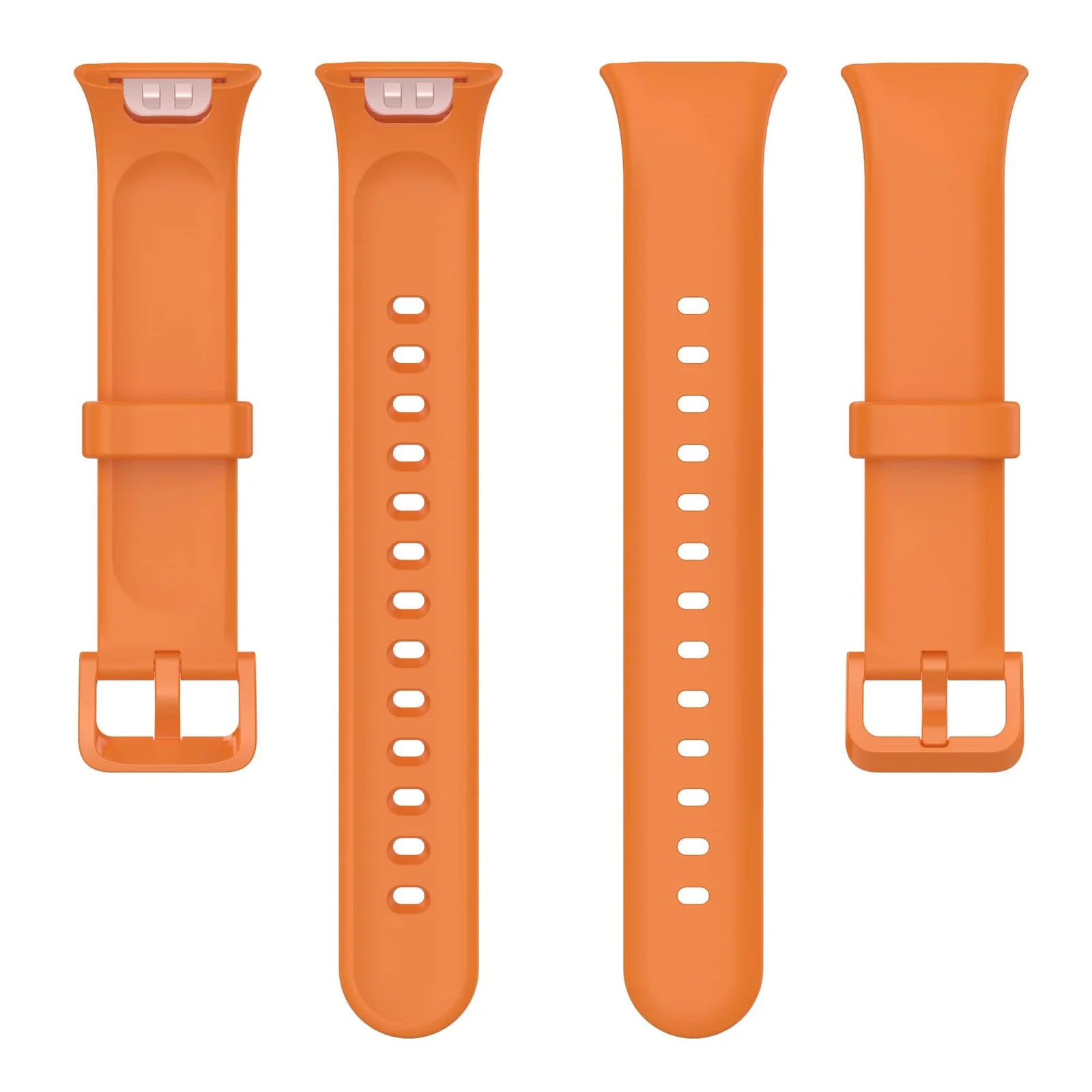 DL3 Mobilak Bands Compatible with Xiaomi Mi Band 7 Pro Watch Replacement Soft Durable Colourful Silicone Watch Band Sports Strap Wristband for Mi Band 7 Pro Smartwatch Accessories - Orange