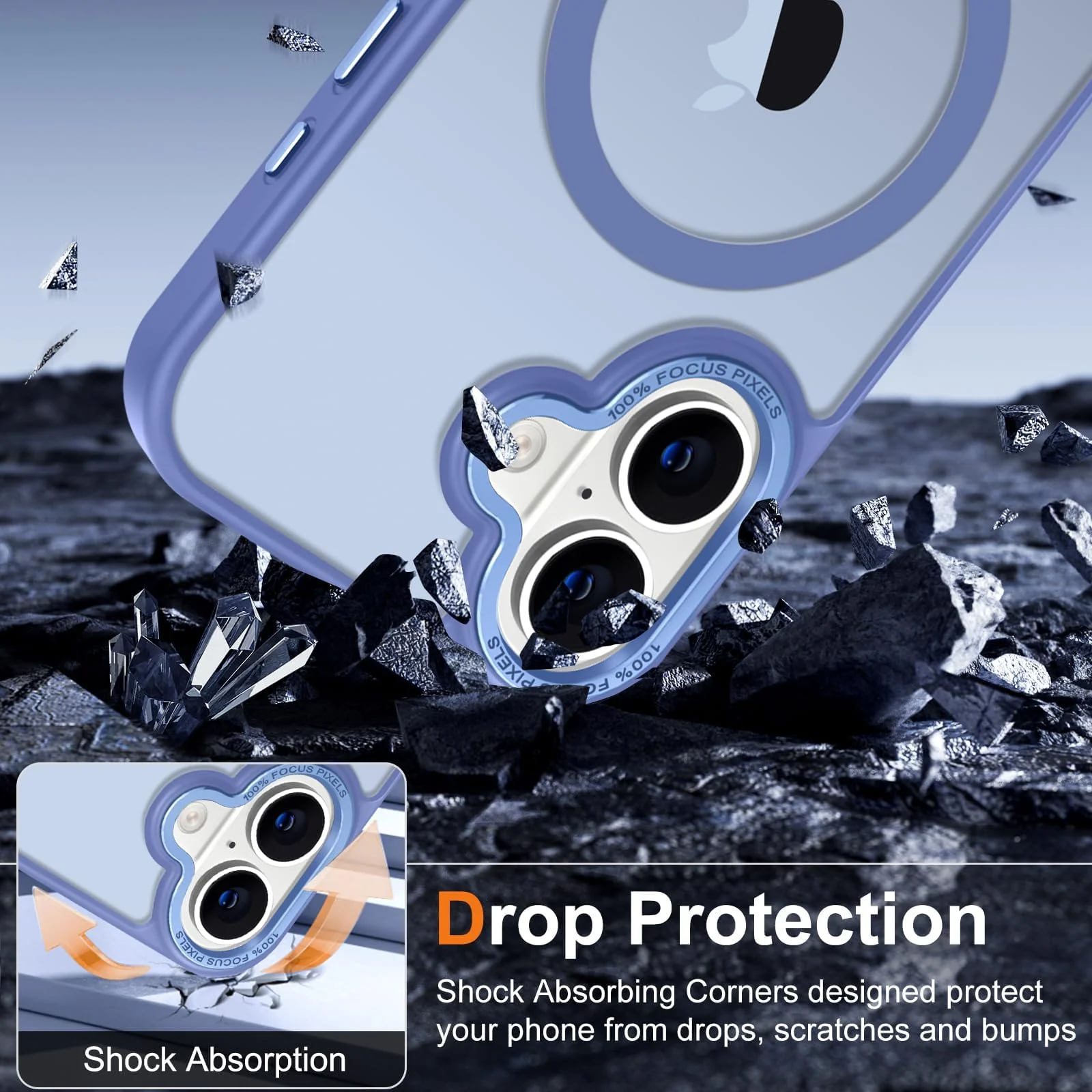 DL3 MOBILAK Protective Phone Case for Apple iPhone 17 - Light Blue
