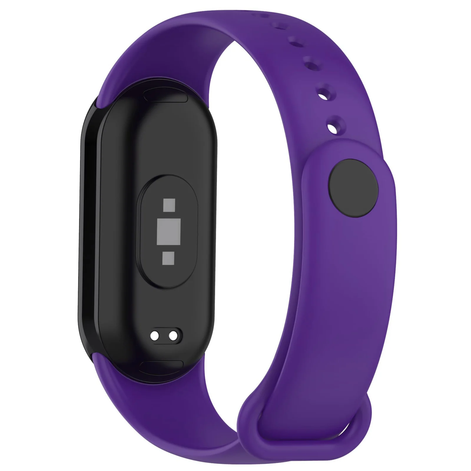 DL3 Mobilak Band Compatible with Xiaomi Mi Band 8 Replacement Band, Silicone Skin-Friendly Wrist Strap Adjustable Sports Wristbands for Women Men Xiaomi Band 8 Bracelets - Purple