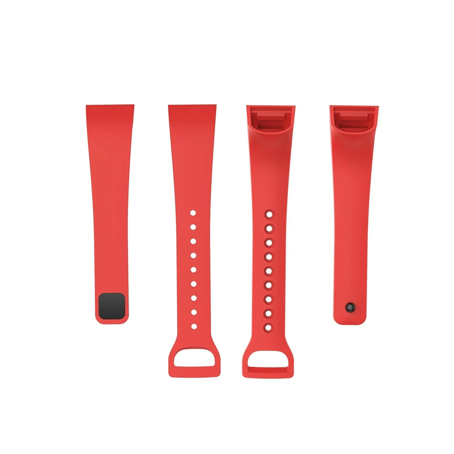 DL3 Mobilak Smart Watch Strap for Xiaomi Mi Band 4C & Redmi Smart Band, Sport Silicone Watch Band Wrist Strap, Replacement Bracelet Wristband Wrist Strap - Red