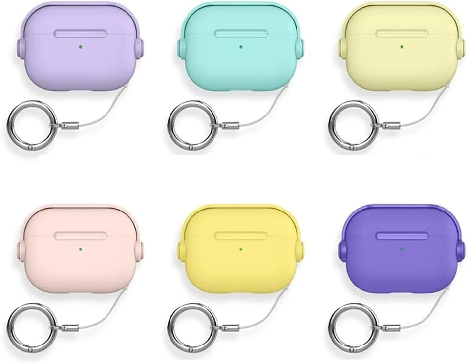 DL3 Mobilak Case for AirPods 3 Protective [With Closure Lid] [Front LED Visible] [With Wrist Strap] Skin Case Compatible with Airpod 3rd Generation 2021 - Violt