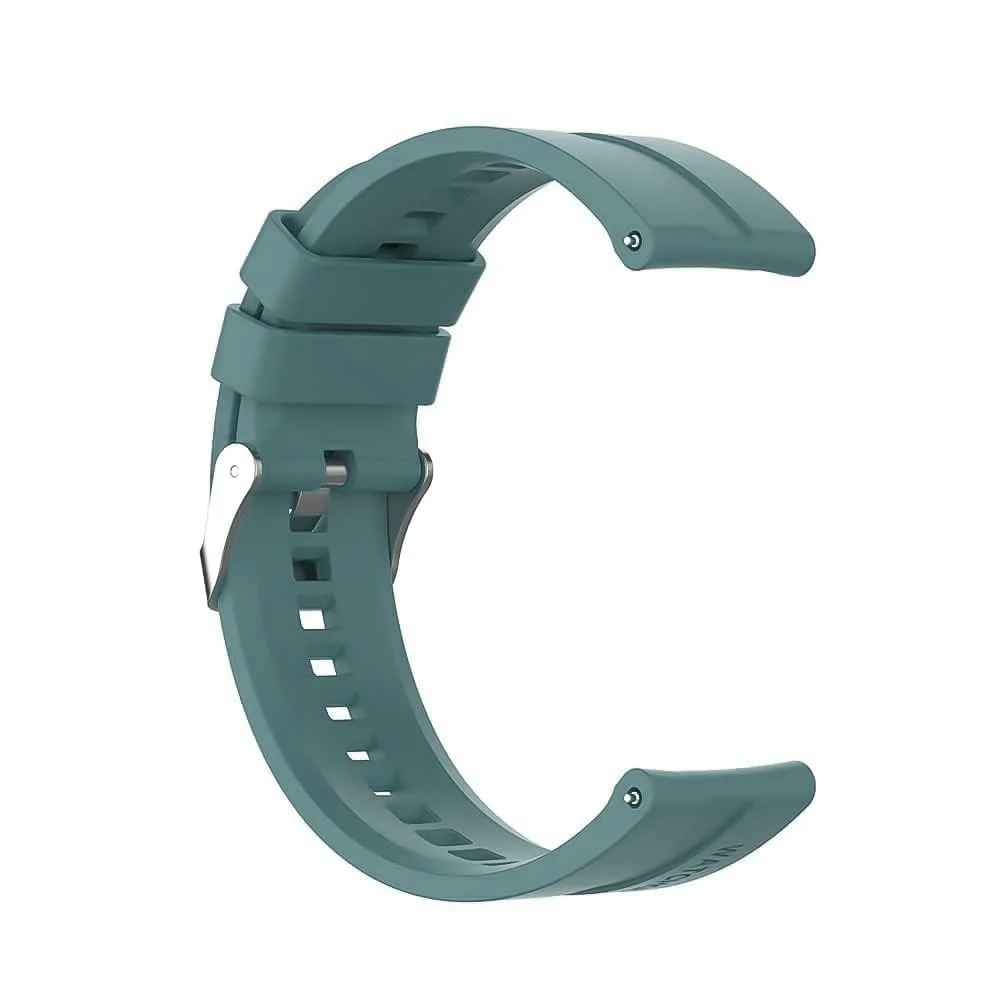 DL3 Mobilak Silicone Band 20MM For Samsung Gear Sport/Watch 6/5/4 40mm 44mm/Watch 6 Classic 43mm 47mm/ 5 Pro 45mm/S2 classic/Active 2 40mm 44mm/Amazfit GTS/2/2e/GTS3/3 Pro/GTS4/2 Mini (Pine) - Pine Green