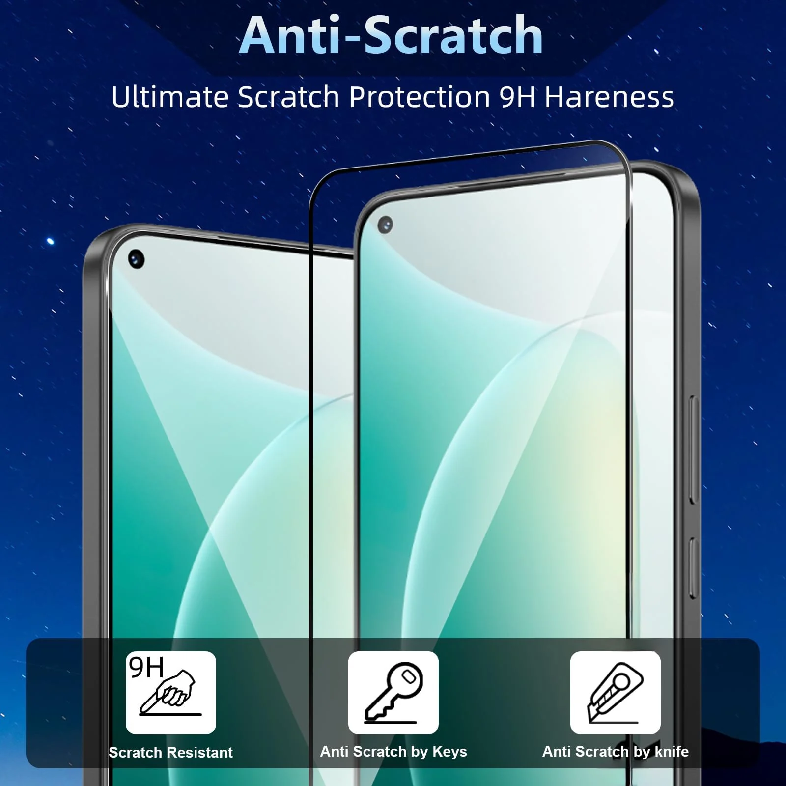 DL3 Mobilak for Reno 8 4G & 5G/Find X5 Lite/Reno 7Z 5G/realme 10 4G/realme 9 Pro+/realme 9 4G/realme 8/realme 8 Pro/OPPO A96 5G/A95/A94/A74 Tempered Glass Screen Protector, Anti-Scratch, Case Friendly - Clear
