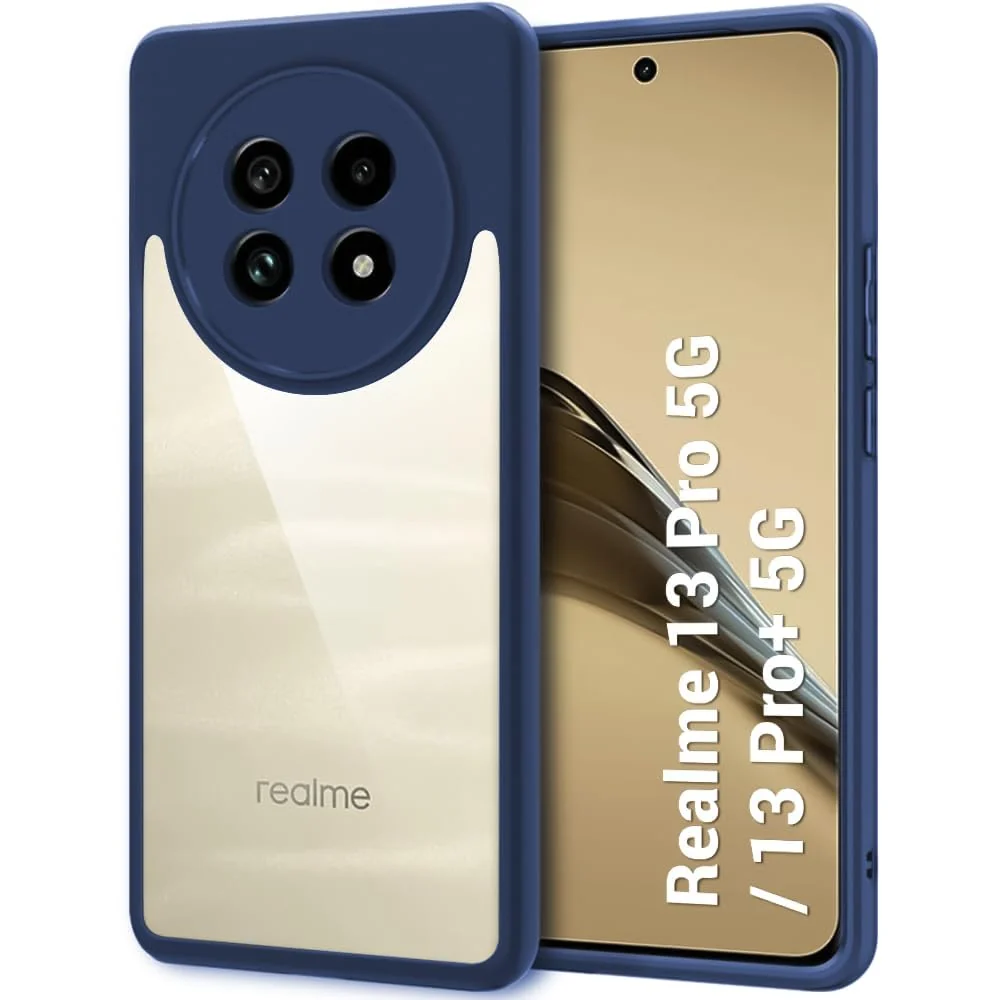 DL3 Mobilak Clear Protective Case for realme 13 Pro / realme 13 Pro Plus 5G - Blue