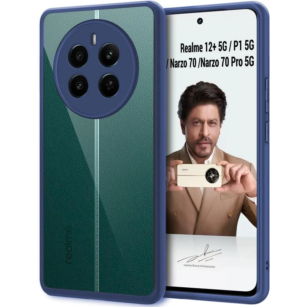 DL3 Mobilak Clear TPU Case for realme 12 4G / realme 12 + Plus 5G / realme 13 4G, Camera protection, Shock-absorbing protection, Scratch-resistant surface